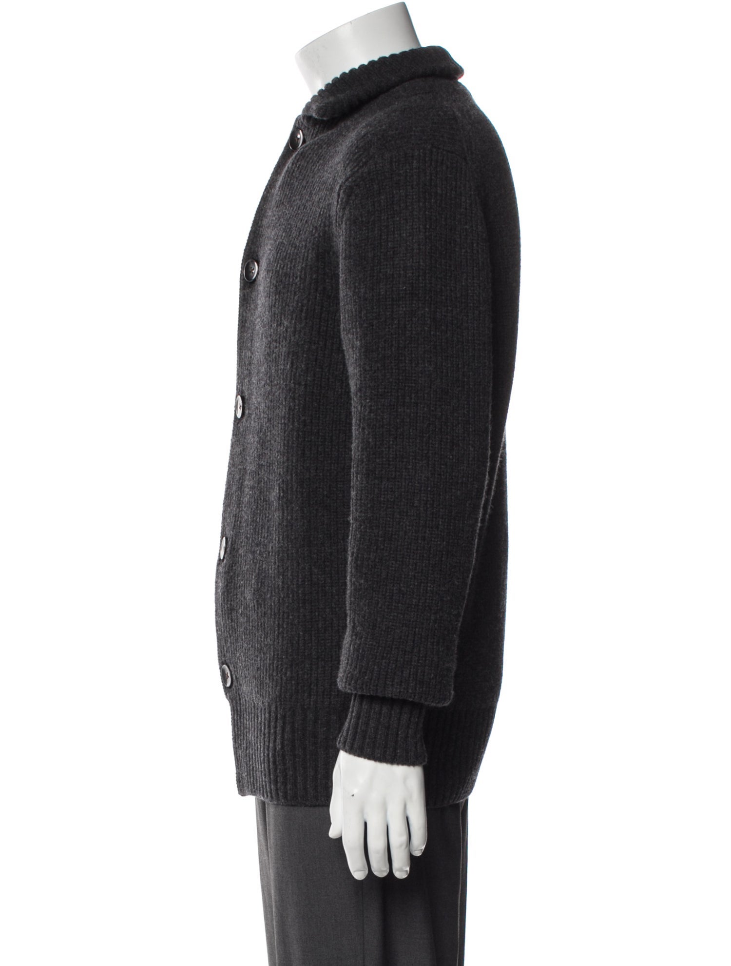 Suitsupply Wool Crew Neck Cardigan