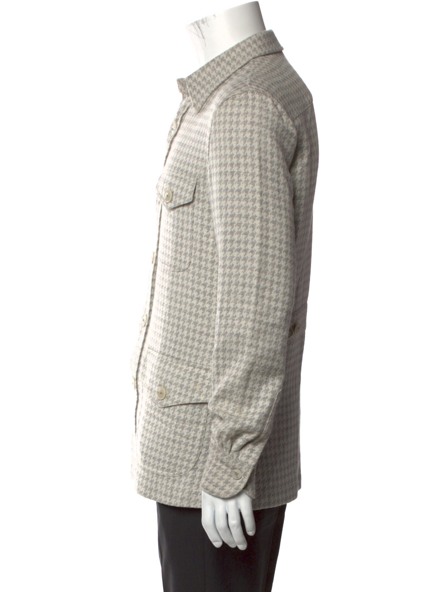 Suitsupply Wool Printed Shirt w/ Tags