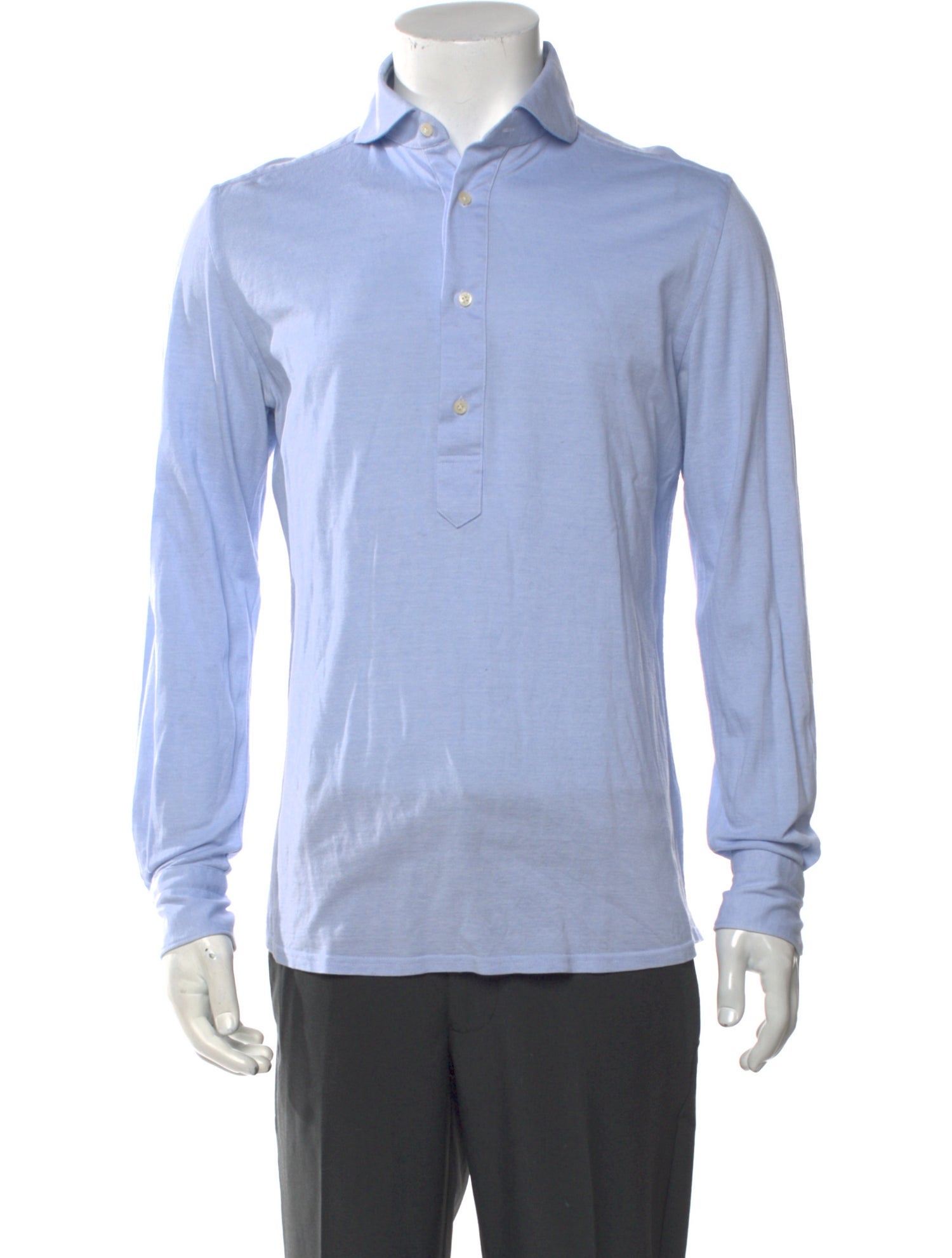 Suitsupply Collar Long Sleeve Polo Shirt