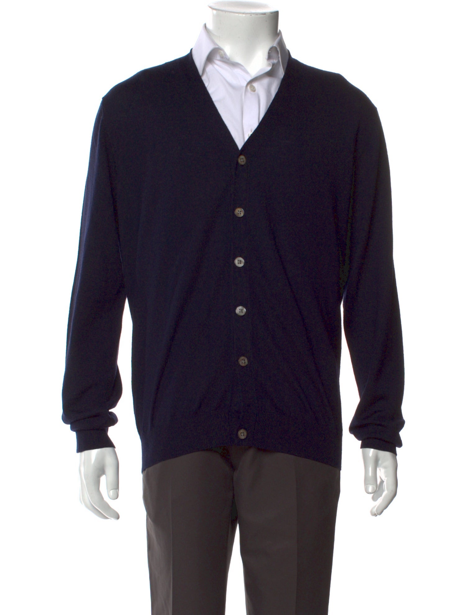 Suitsupply Merino Wool V-Neck Cardigan