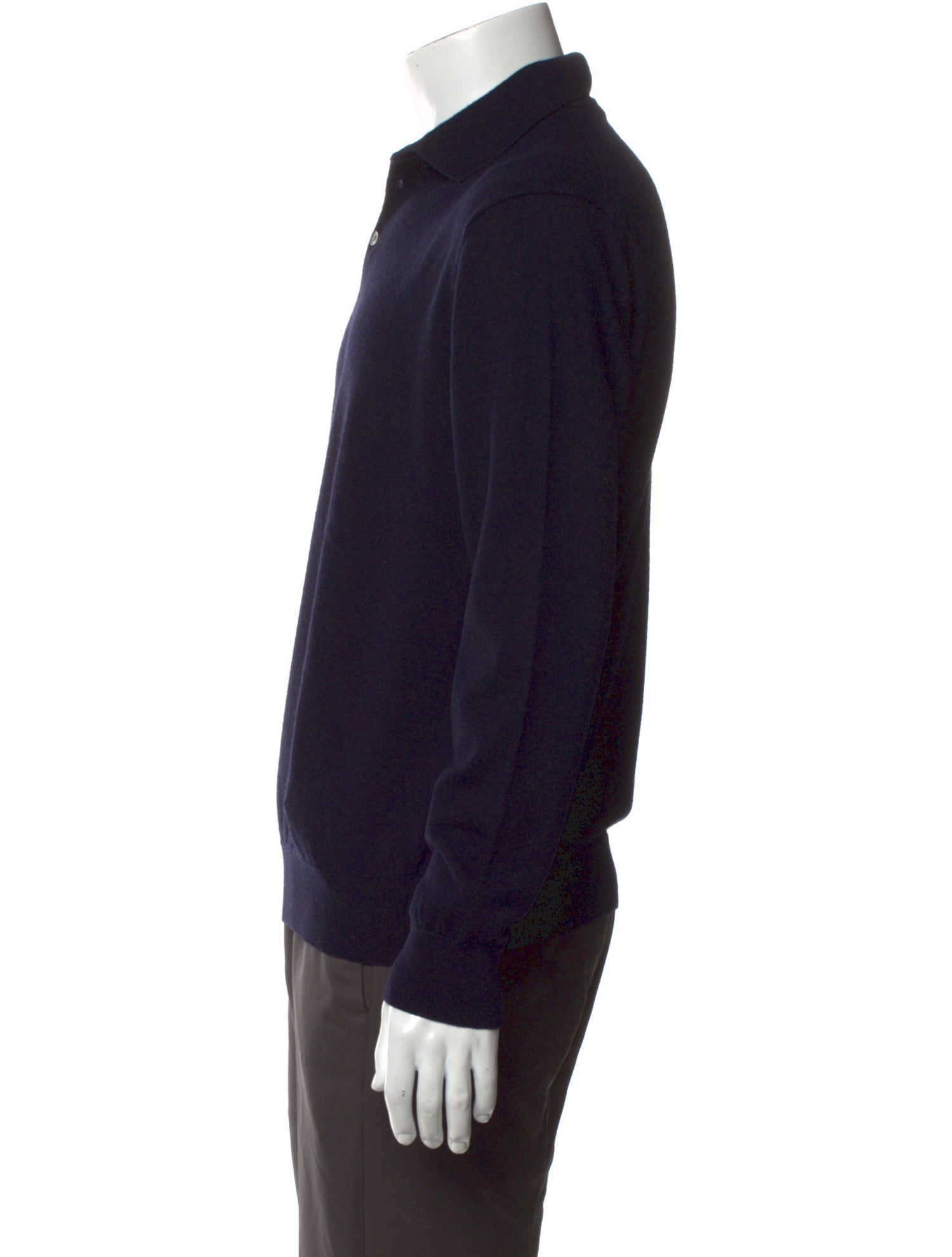 Suitsupply Merino Wool Collar Polo Sweater