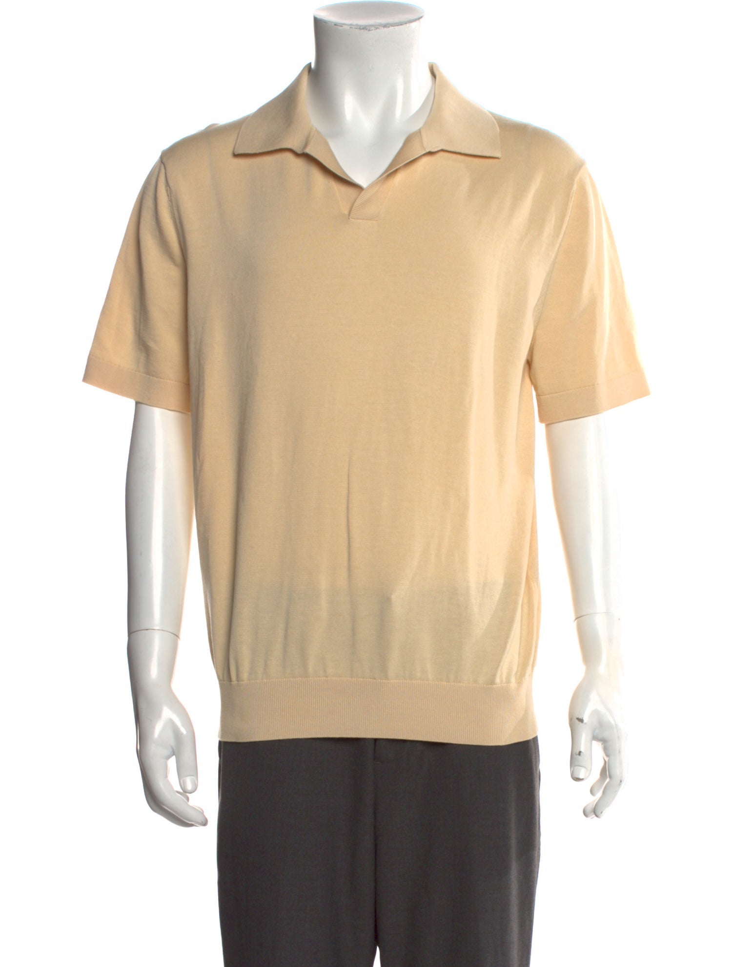 Suitsupply Crew Neck Short Sleeve Polo Shirt