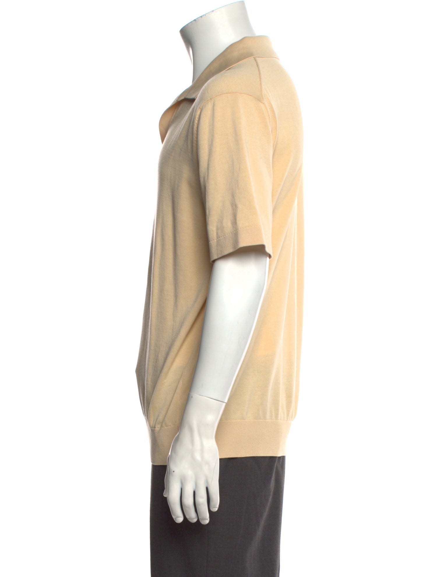 Suitsupply Crew Neck Short Sleeve Polo Shirt