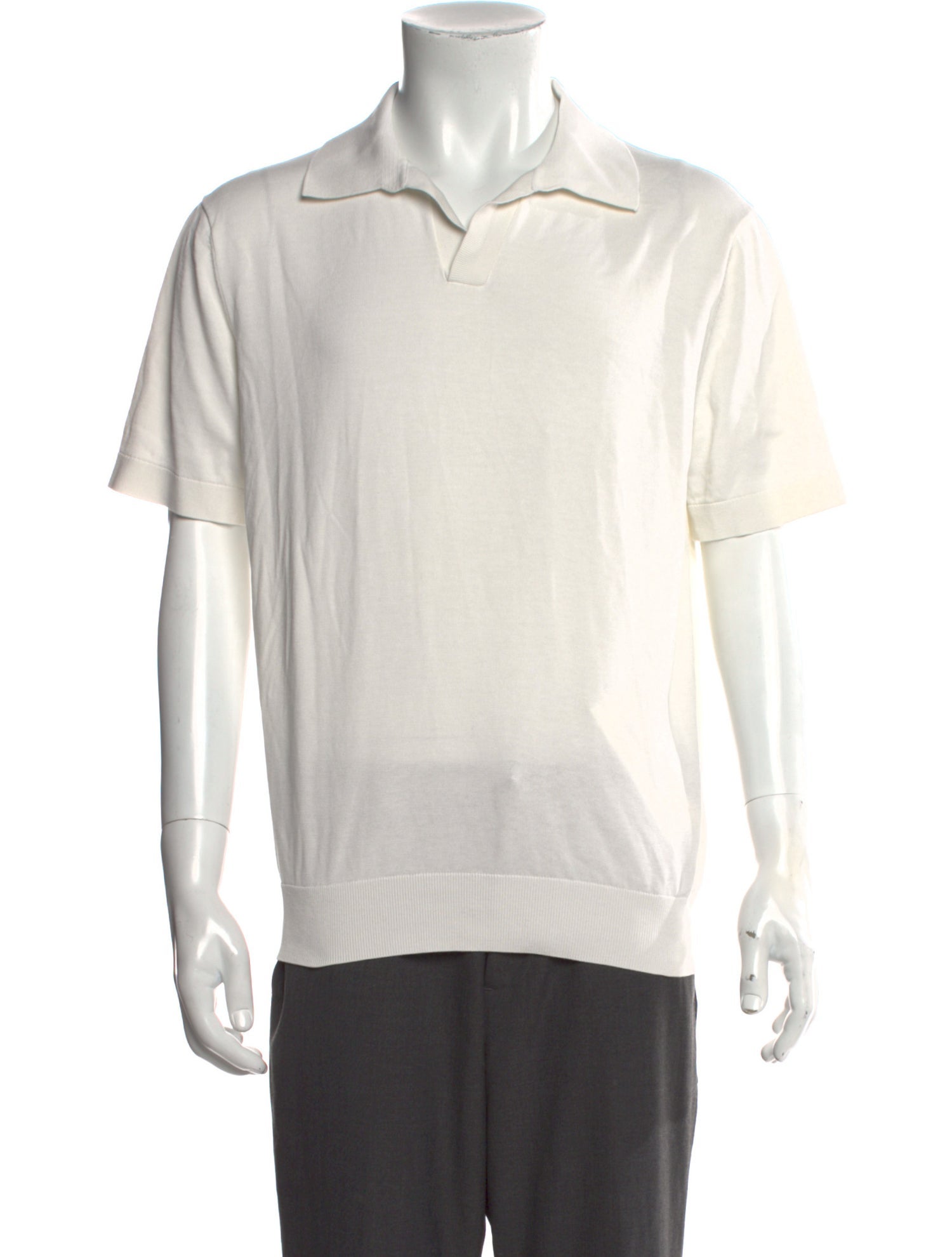 Suitsupply V-Neck Short Sleeve Polo Shirt