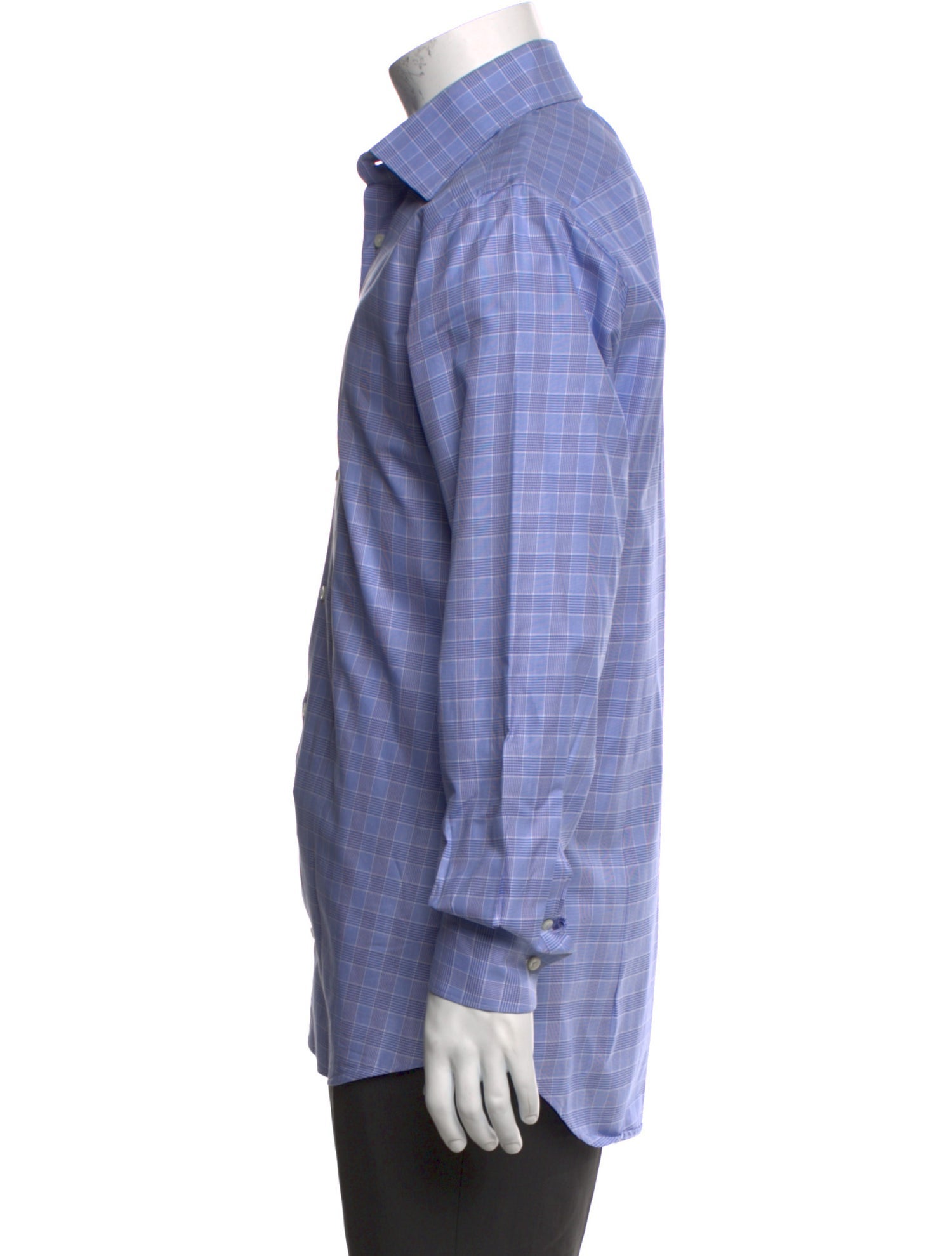 Suitsupply Plaid Print Long Sleeve Dress Shirt