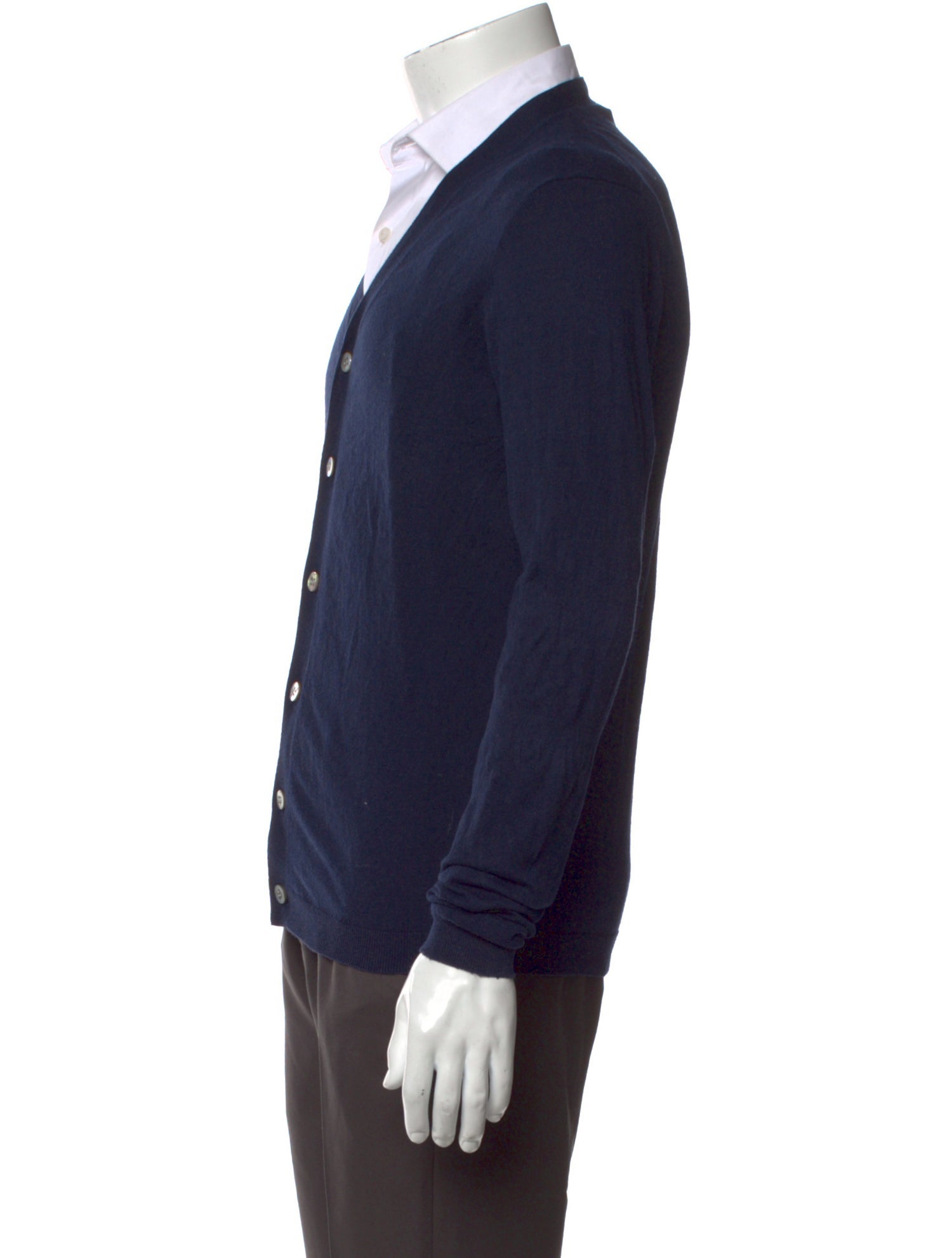 Suitsupply V-Neck Long Sleeve Cardigan