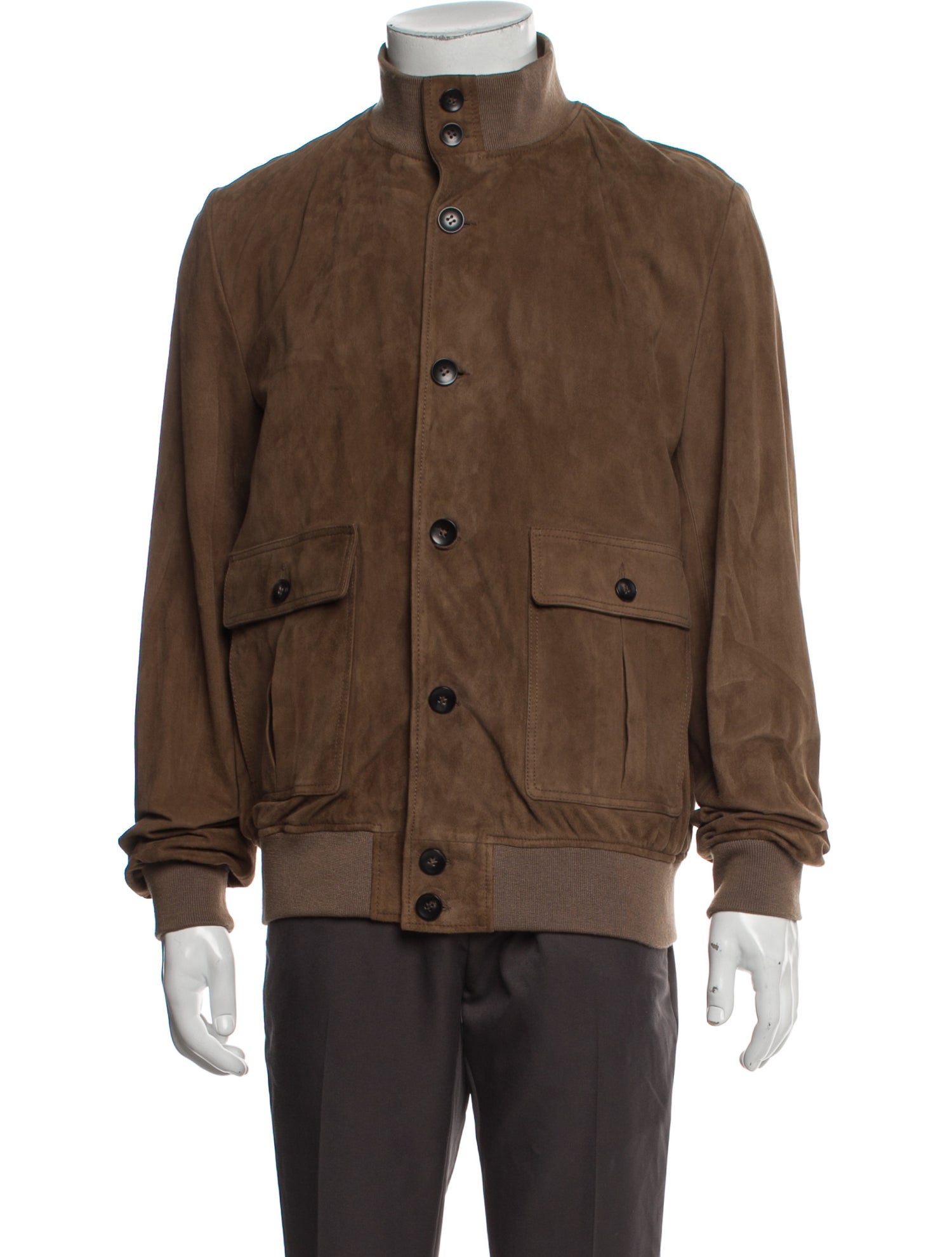 Suitsupply Suede Utility Jacket