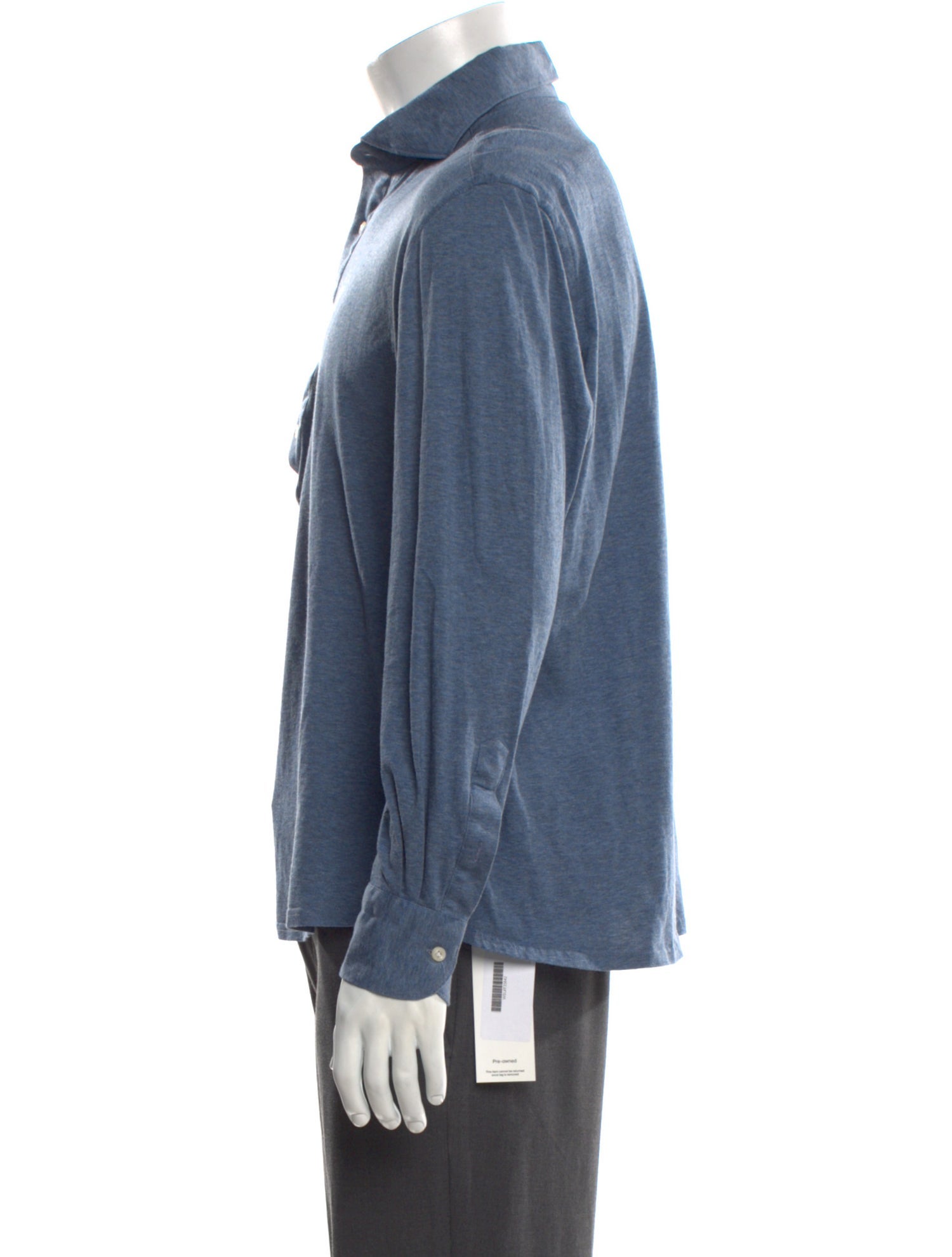 Suitsupply Collar Long Sleeve Polo Shirt