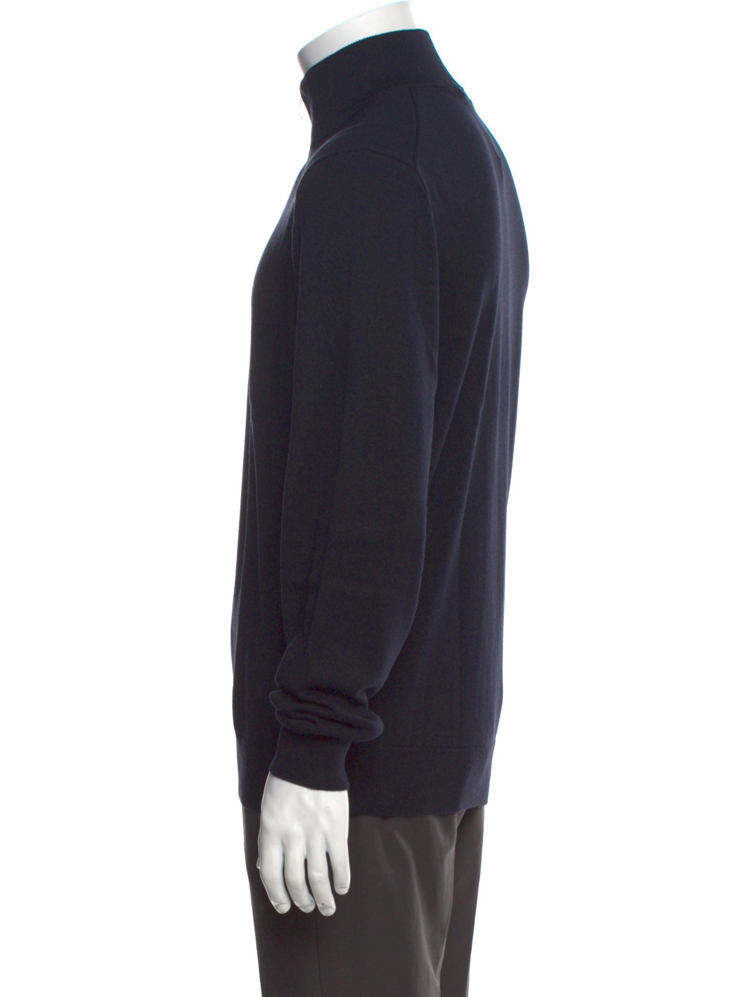 Suitsupply Silk Mock Neck Pullover