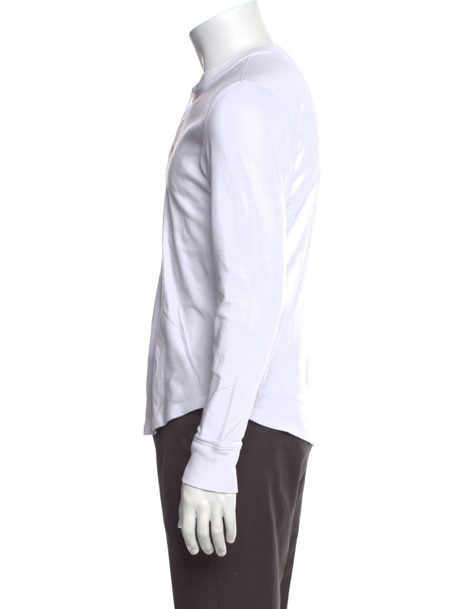 Suitsupply Crew Neck Long Sleeve Henley