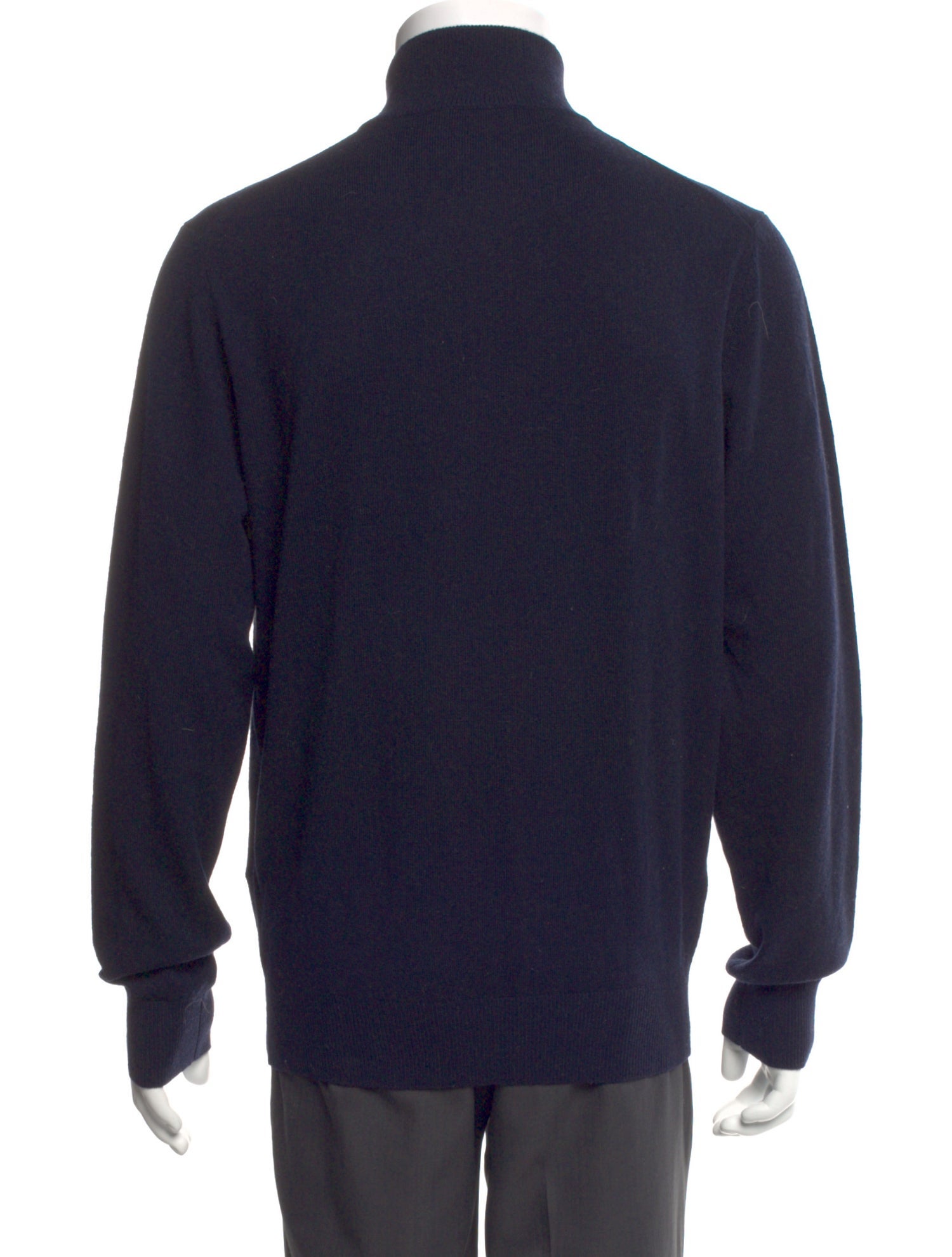 Wool Mock Neck Pullover