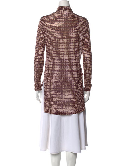 Siyu Plaid Print Long Sleeve Button-Up Top