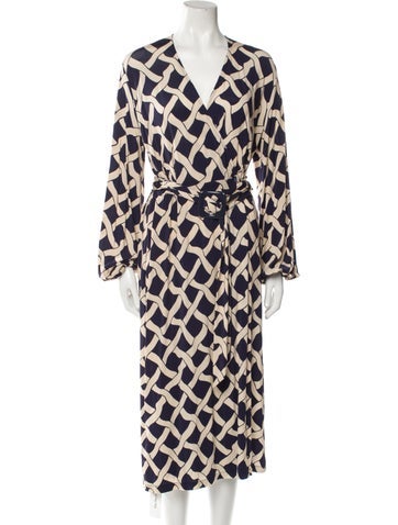 Siyu Dresses Printed Midi Length Dress SP 40 US 6 | M