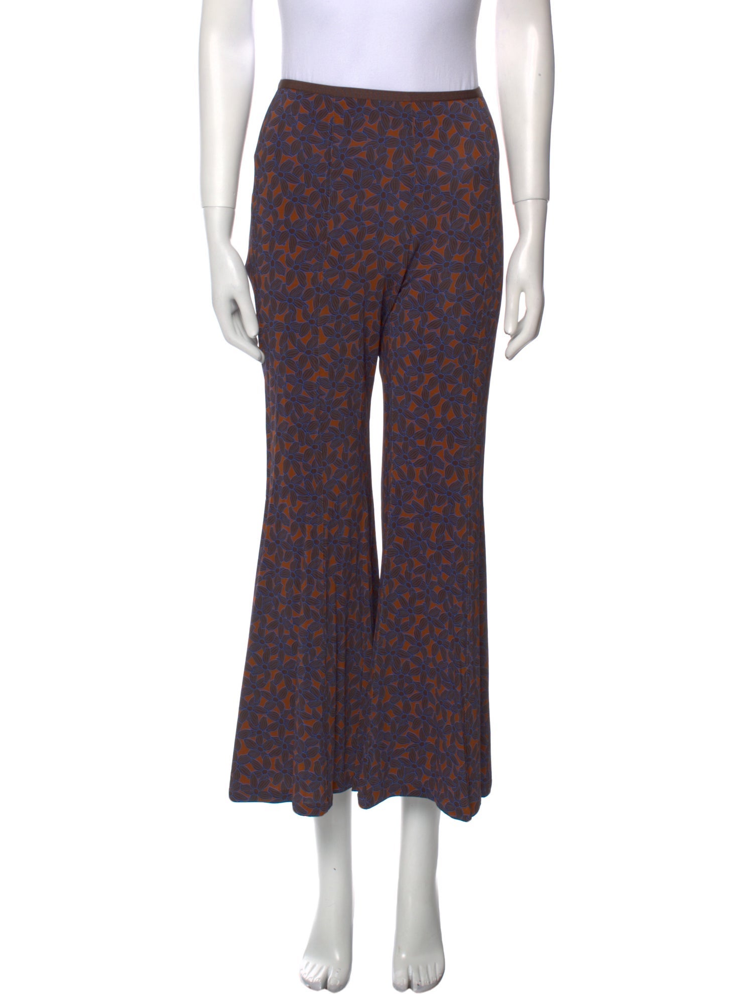 Siyu Printed Wide Leg Pants