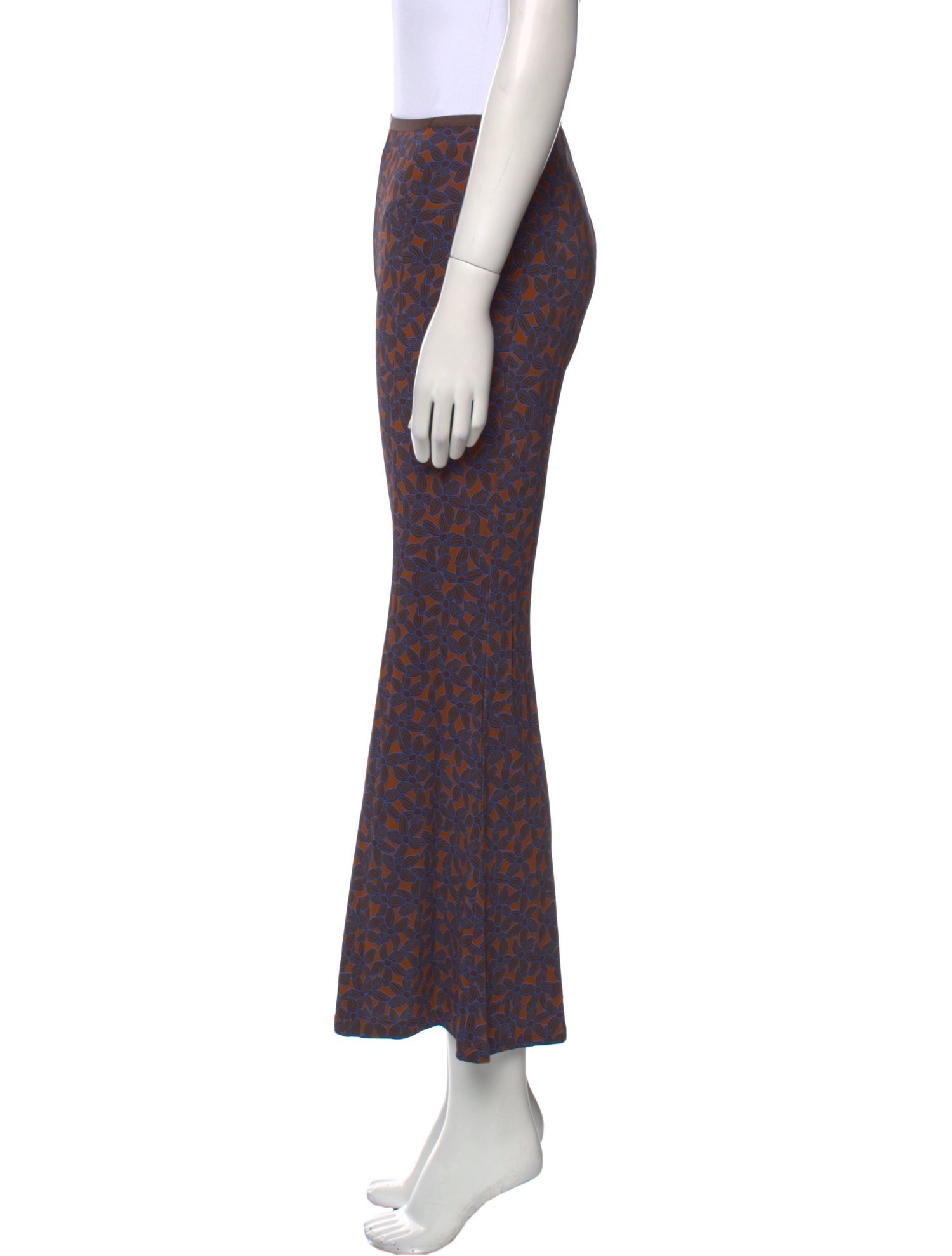 Siyu Printed Wide Leg Pants