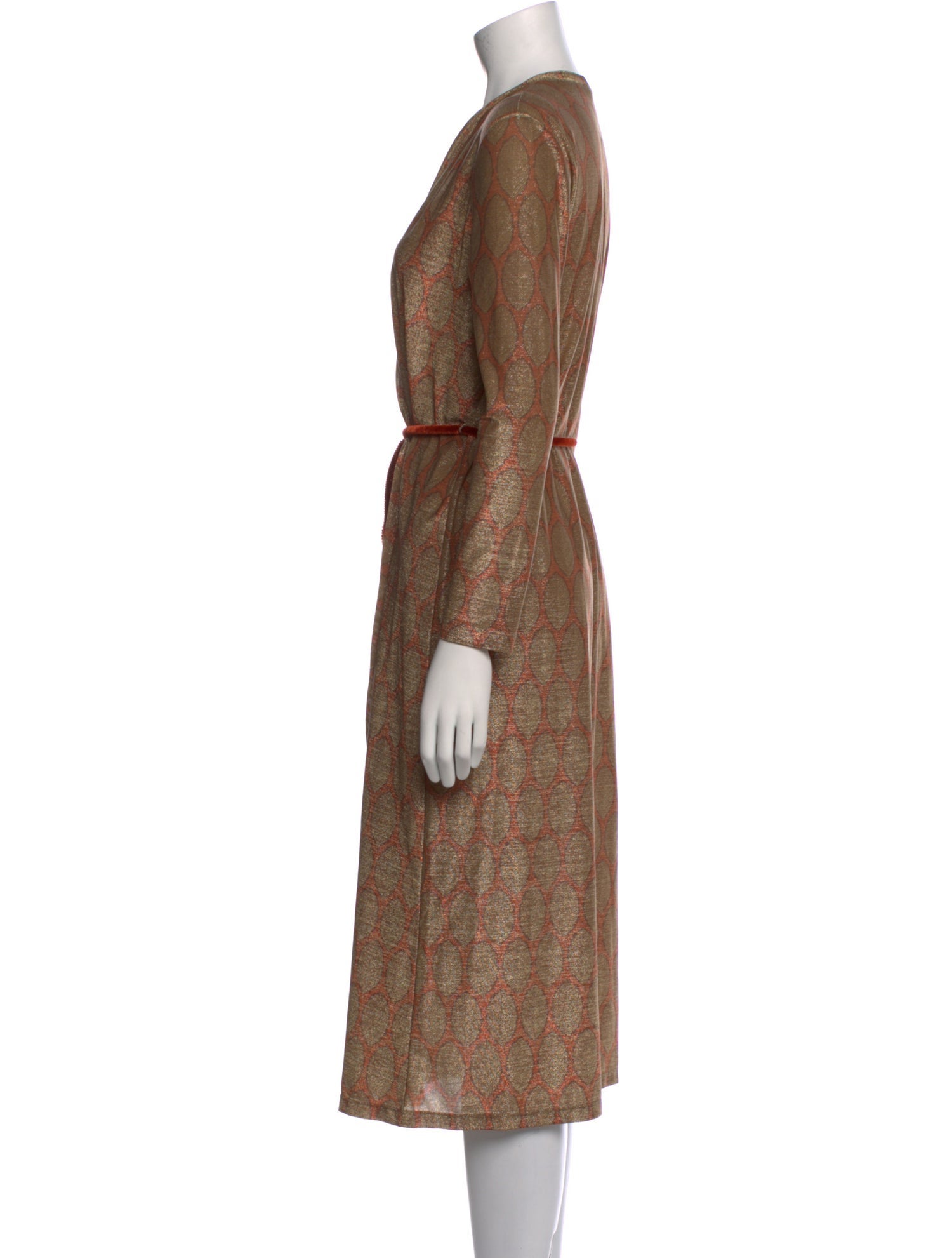 Siyu Printed Midi Length Dress