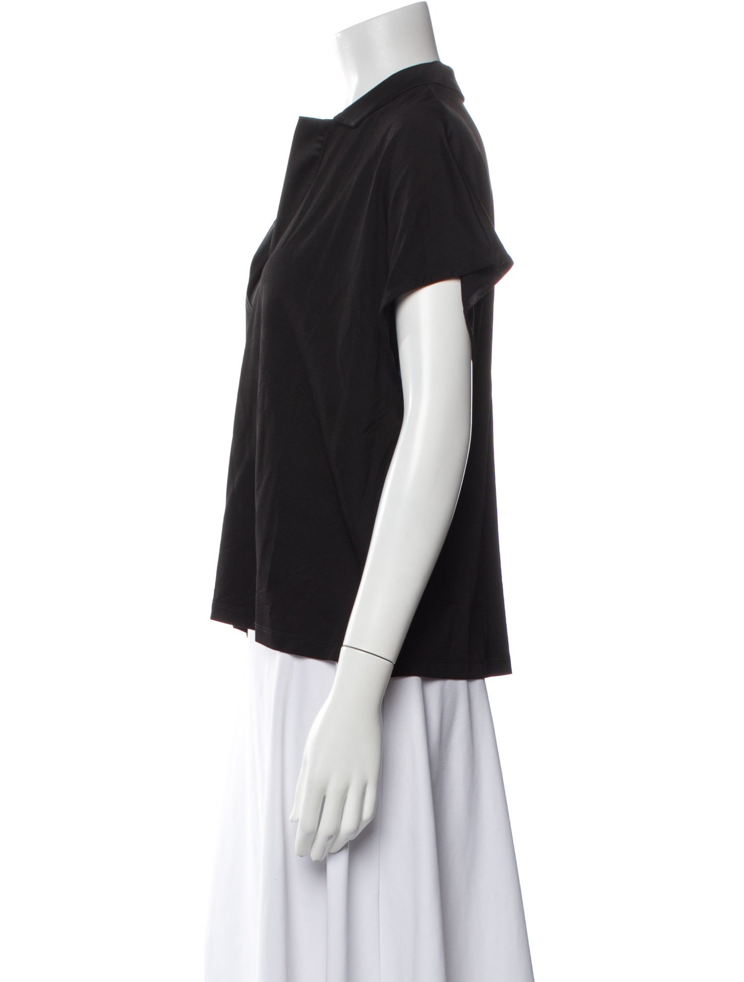 Siyu V-Neck Short Sleeve Blouse