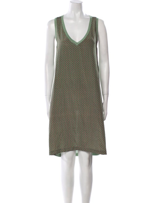 Siyu Printed Knee-Length Dress