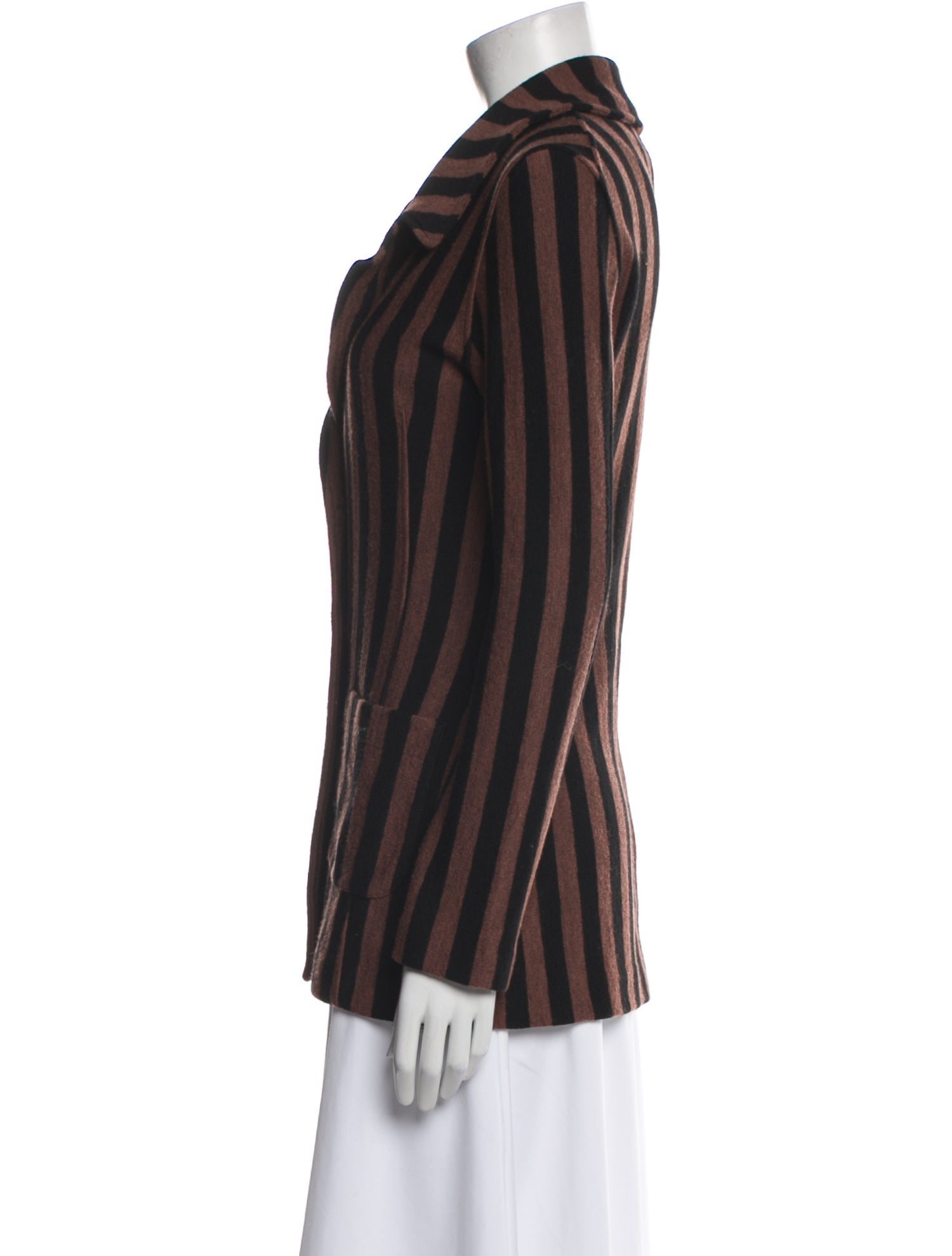 Siyu Merino Wool Striped Blazer