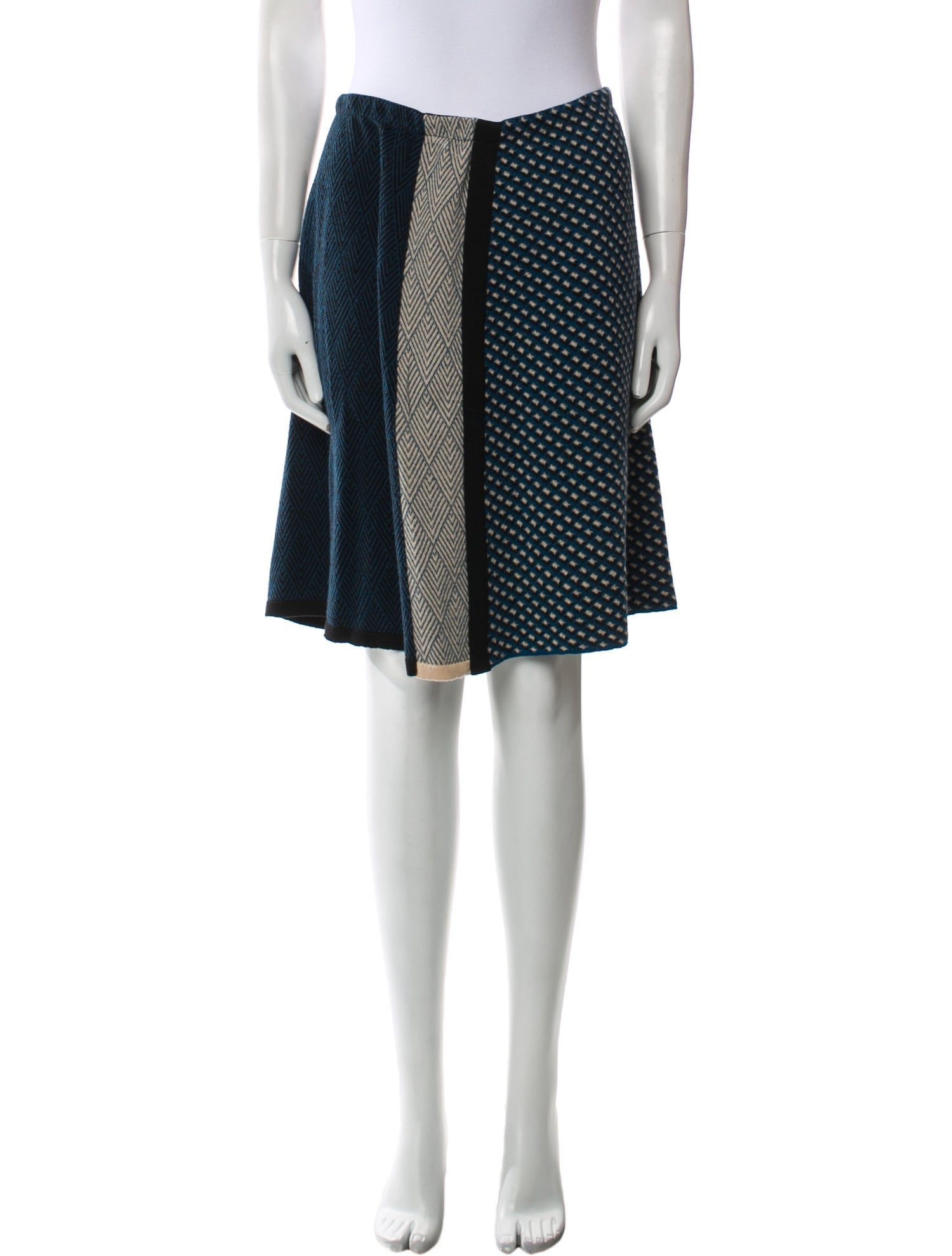 Siyu Merino Wool Knee-Length Skirt