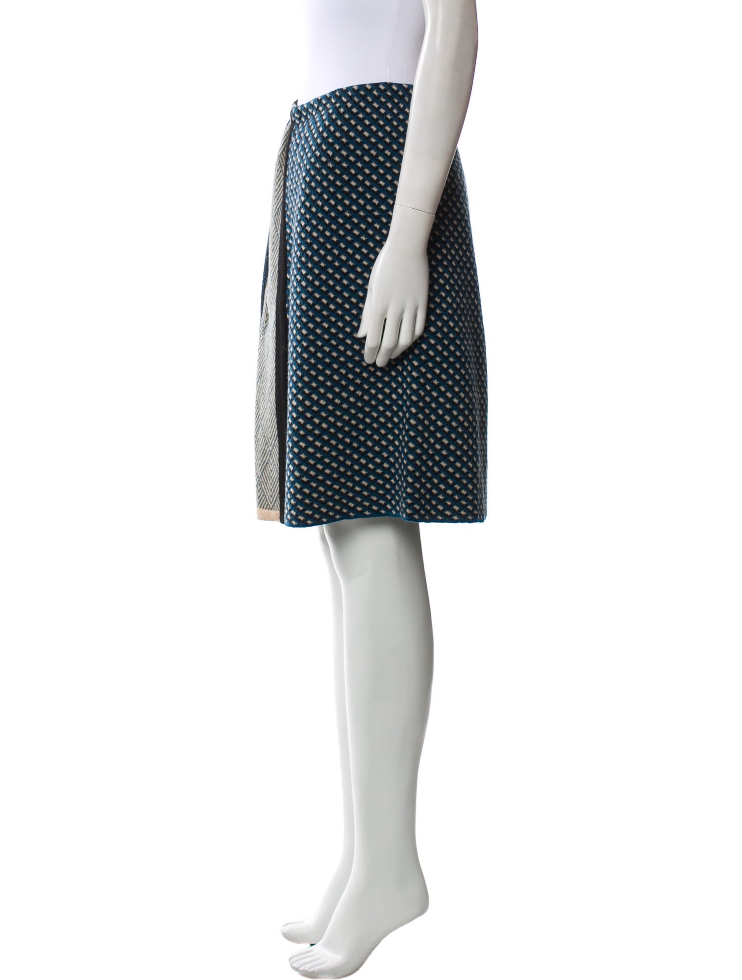 Siyu Merino Wool Knee-Length Skirt