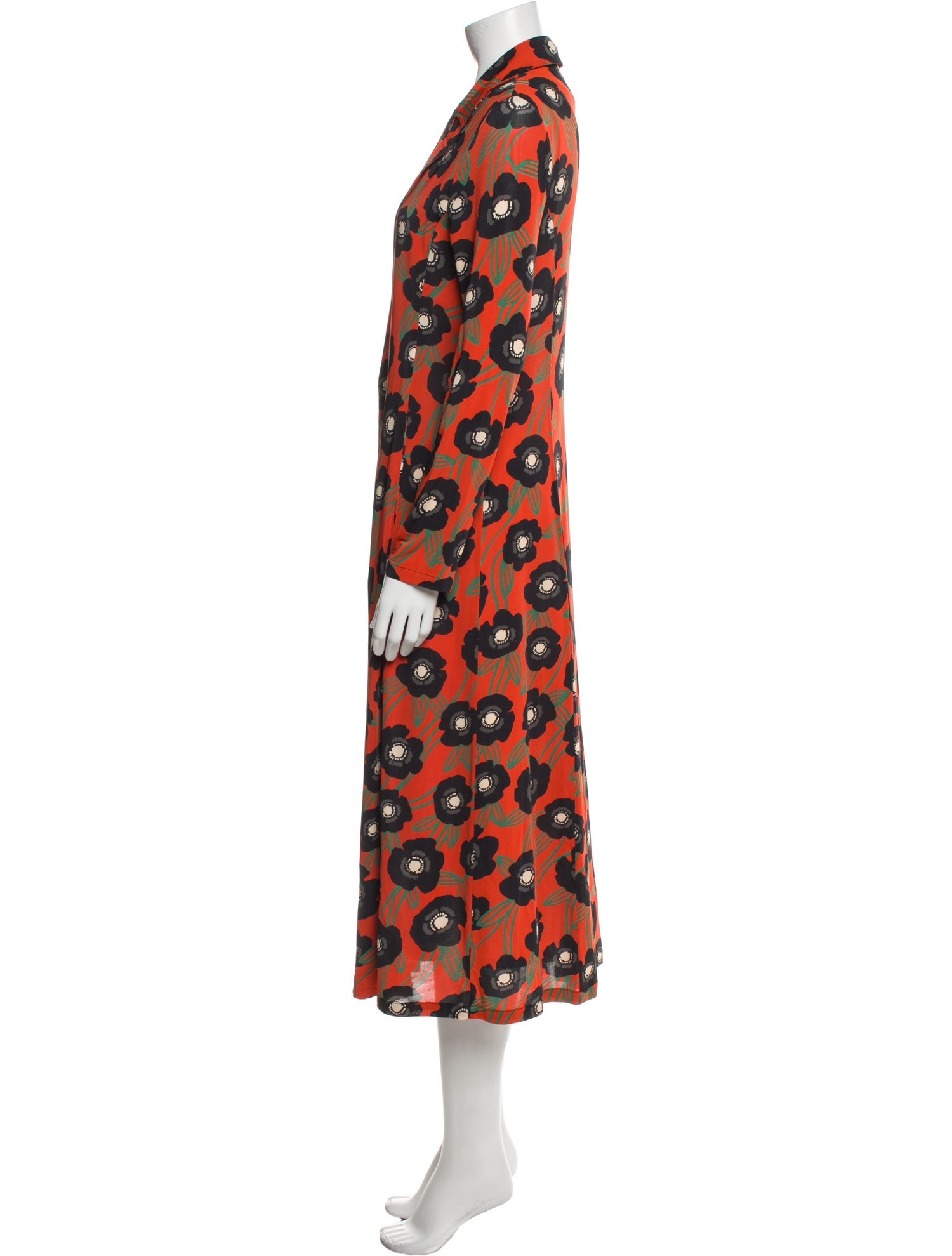 Siyu Printed Trench Coat