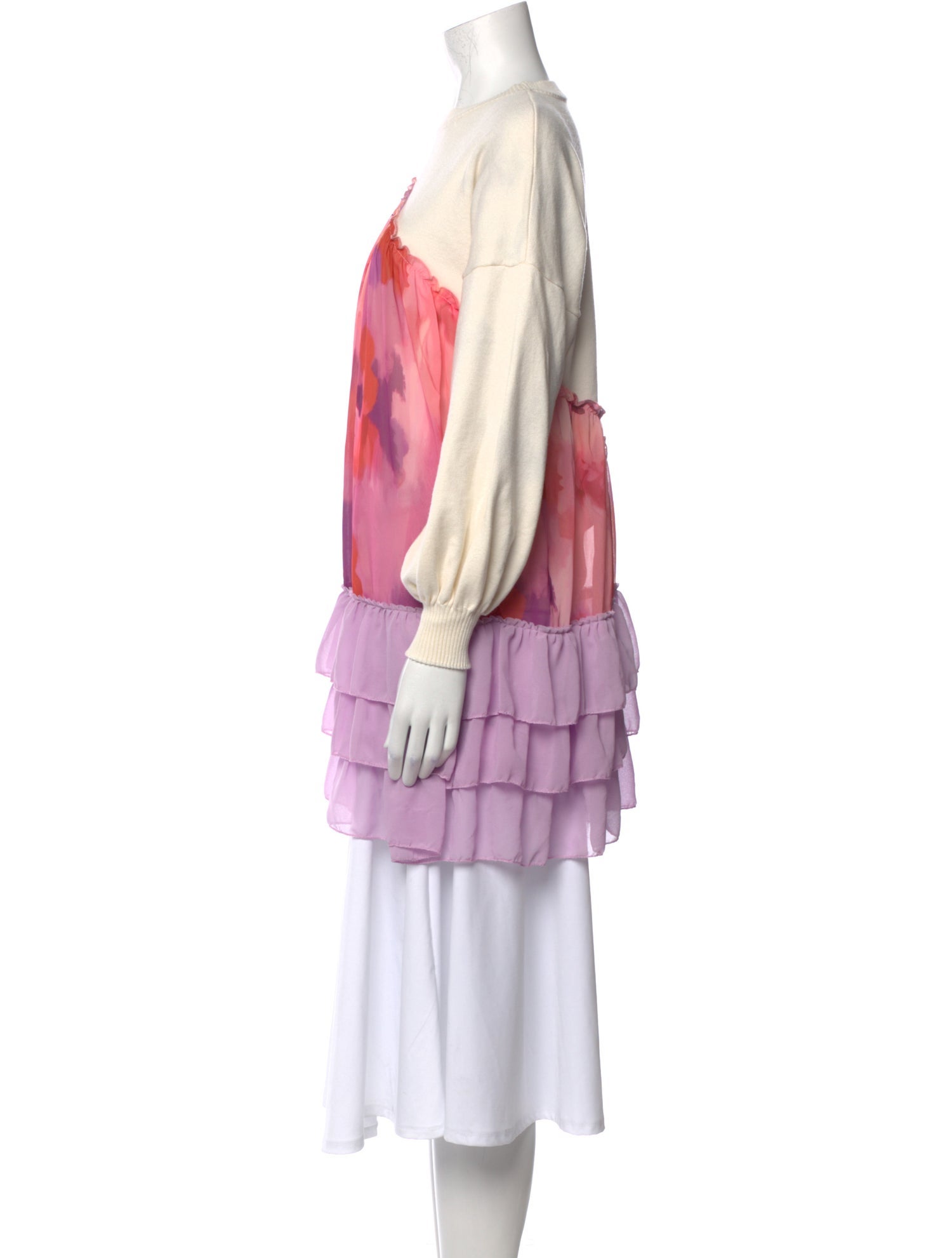 Siyu Graphic Print Crew Neck Tunic