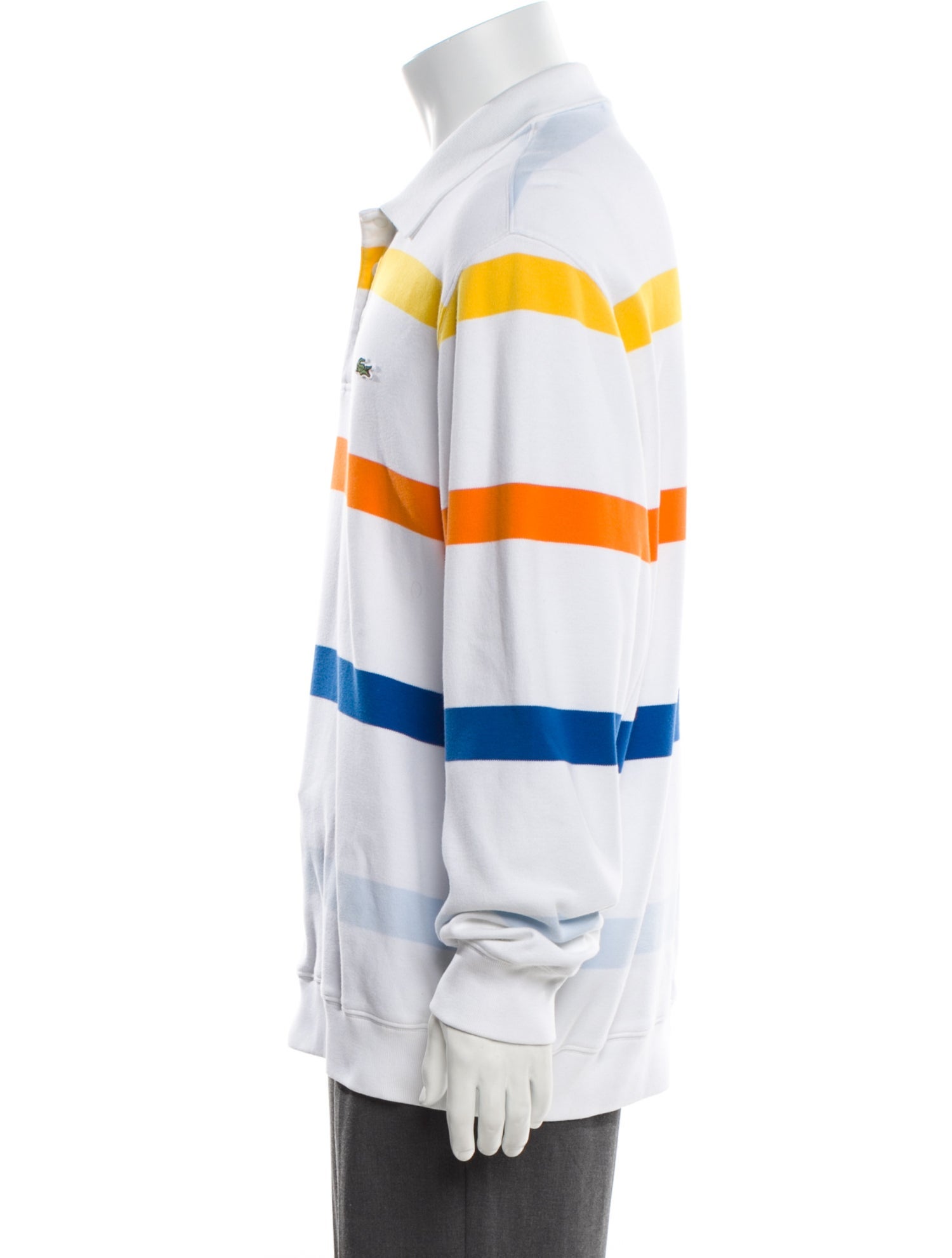 Supreme x Lacoste 2017 Multi Stripe Polo Shirt