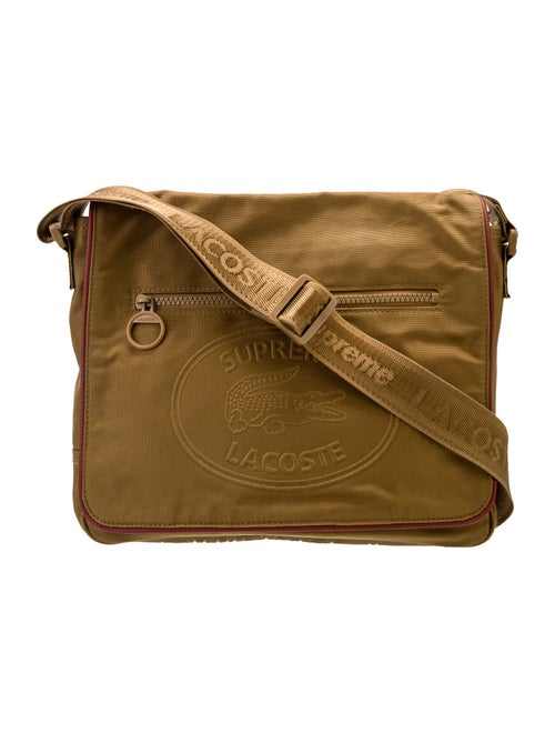 Supreme x Lacoste Canvas Messenger Bag