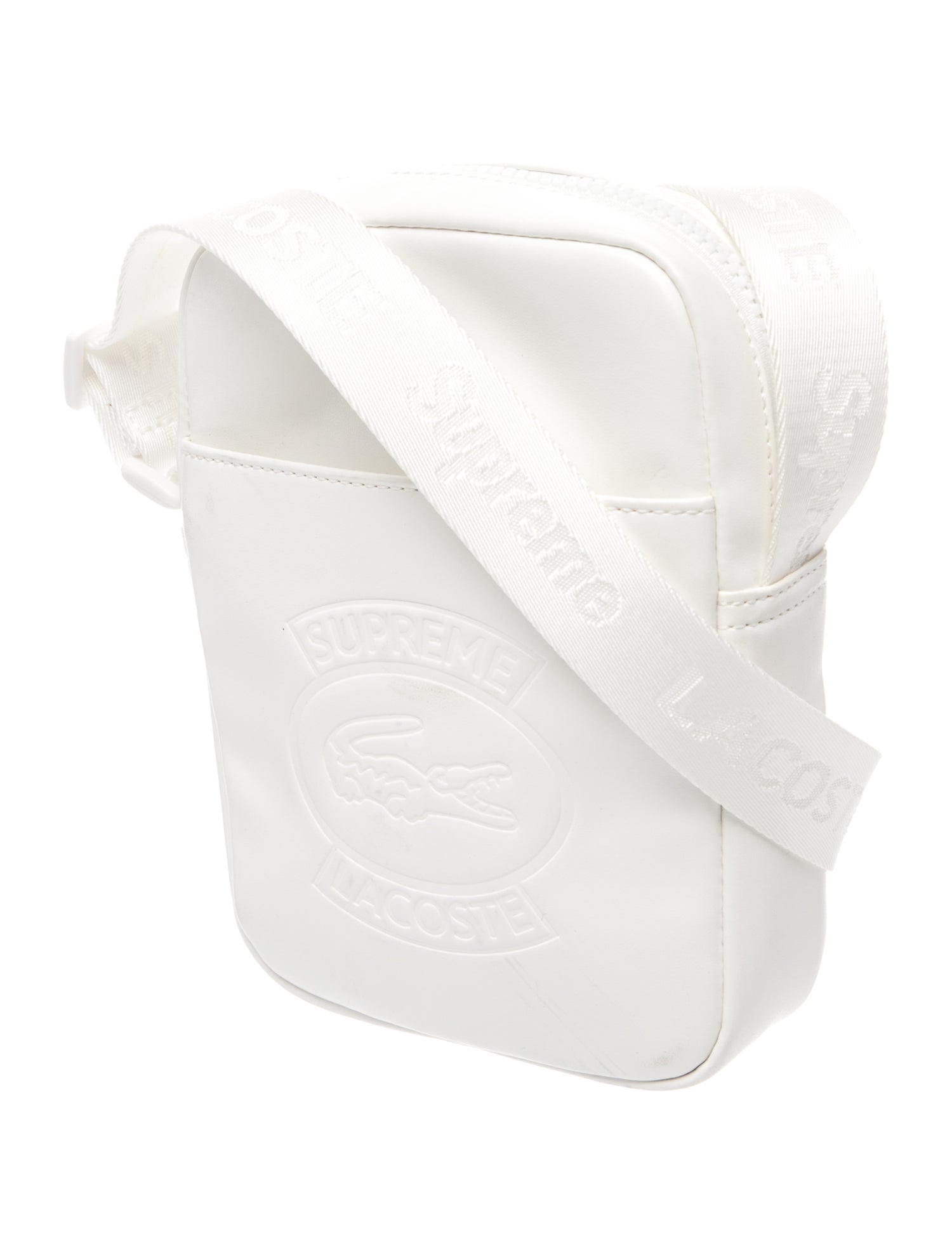 Supreme x Lacoste Leather Crossbody Bag