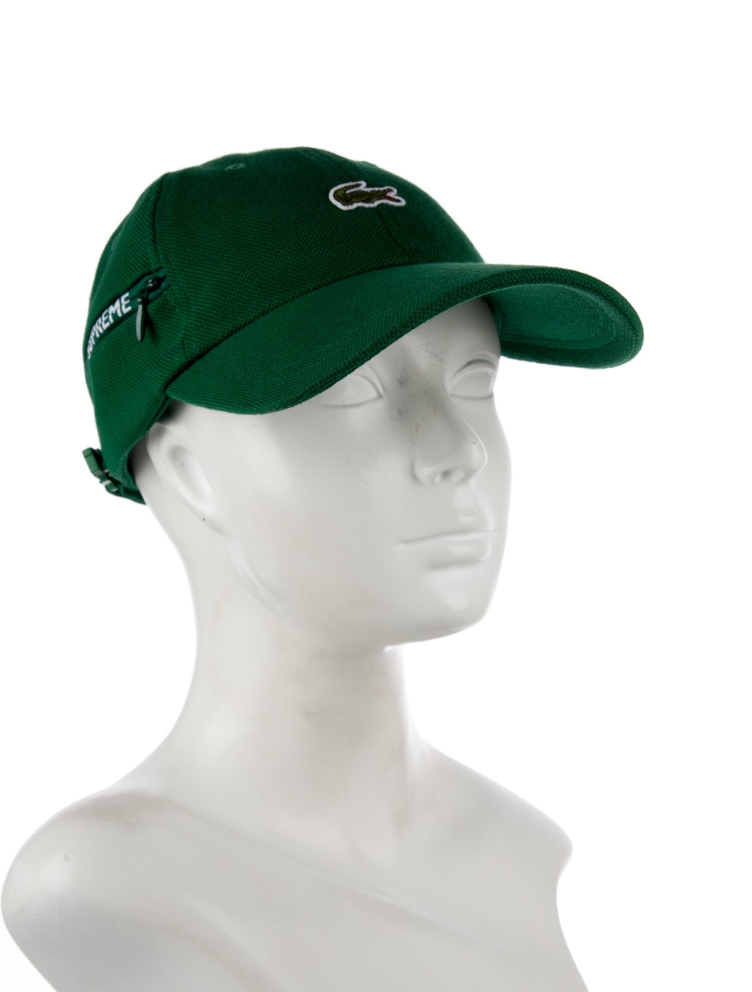 Supreme x Lacoste Pique 6 Panel Hat 'Green'