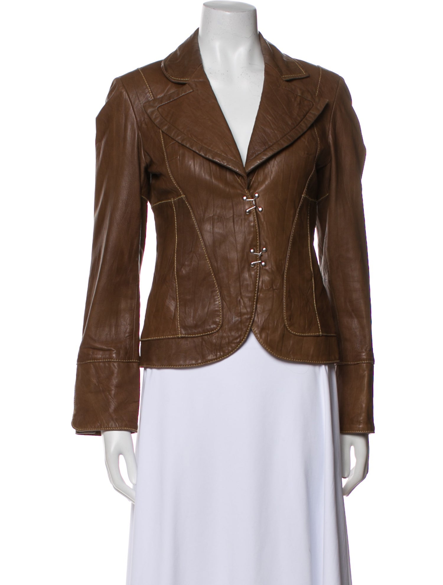 Elizabeth Sulcer x Miss Sixty Leather Biker Jacket