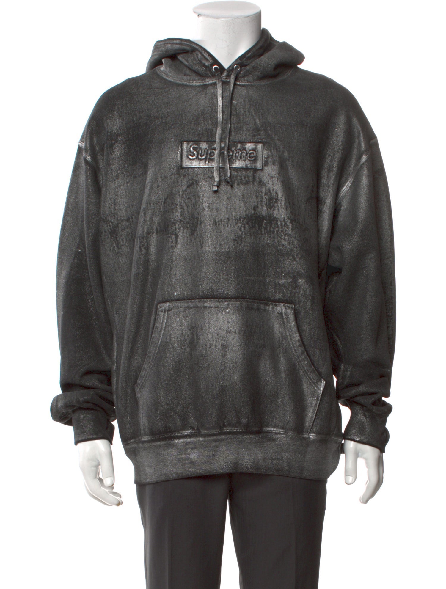 Supreme x MM6 2024 Foil Box Logo Hoodie