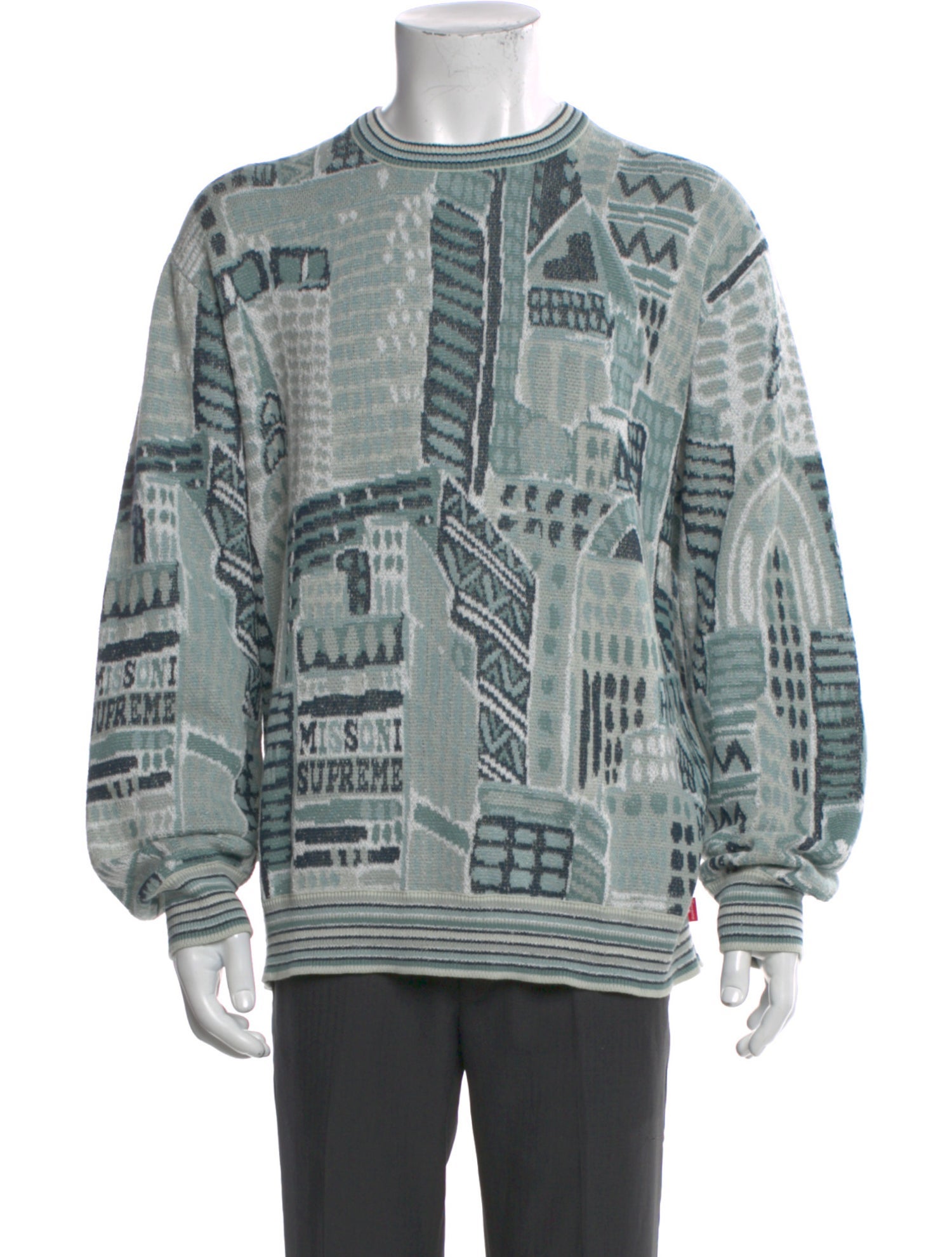 Supreme x Missoni Printed Crew Neck Cardigan