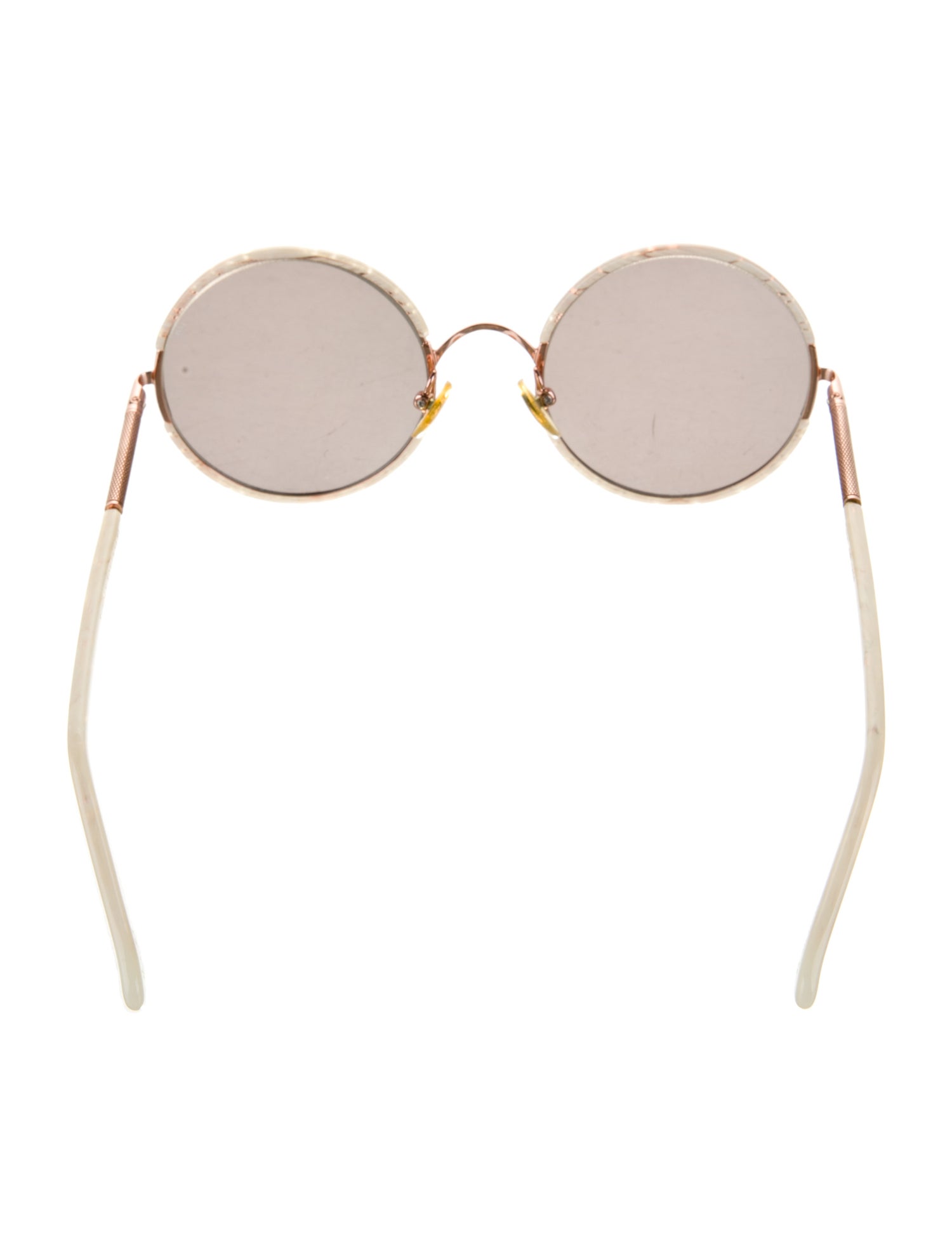 Sunday Somewhere Round Mirrored Sunglasses