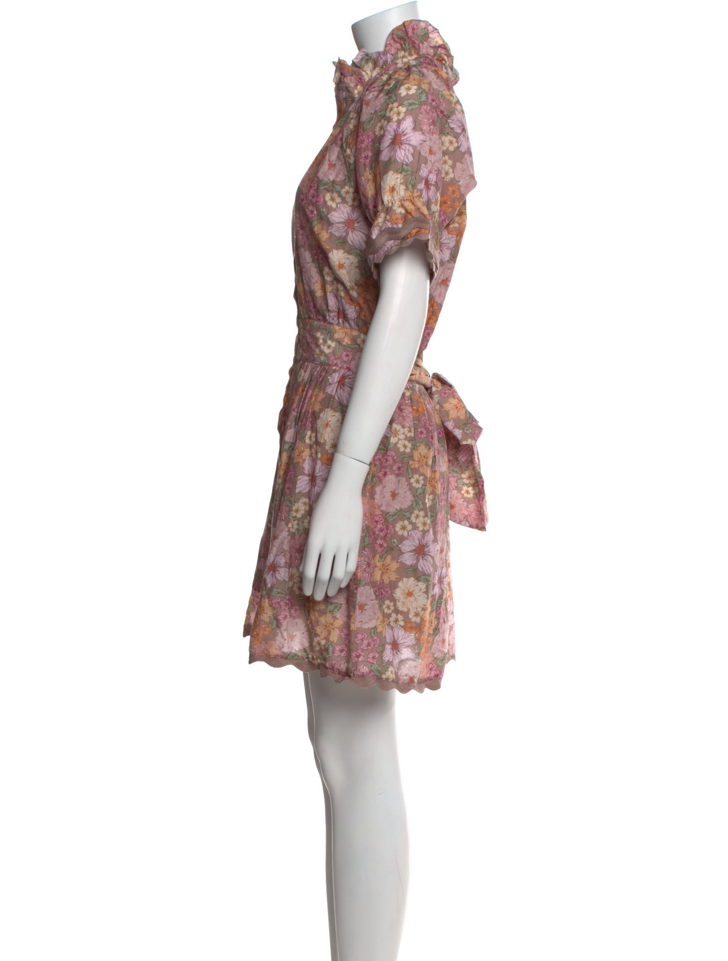 Sunday Somewhere Floral Print Mini Dress w/ Tags