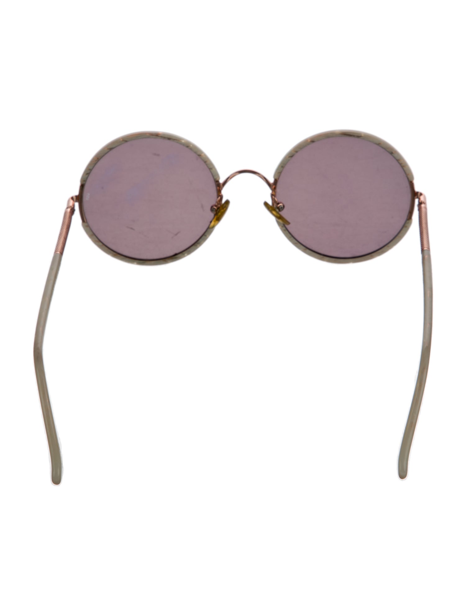 Sunday Somewhere Round Mirrored Sunglasses