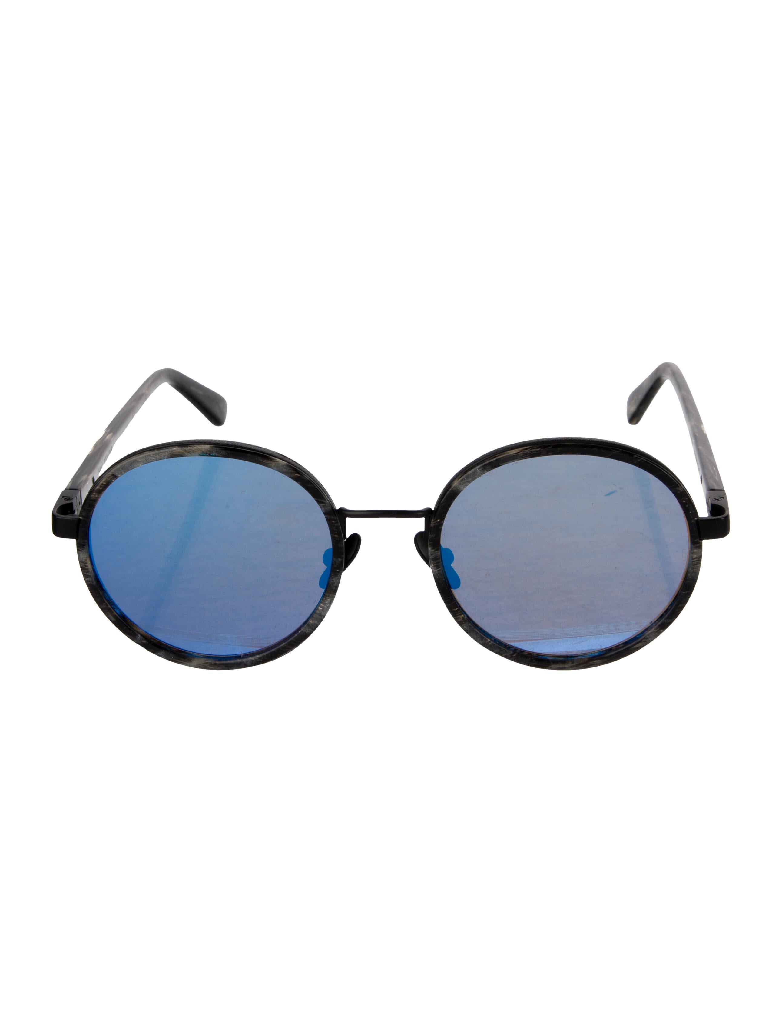 Sunday Somewhere Round Mirrored Sunglasses