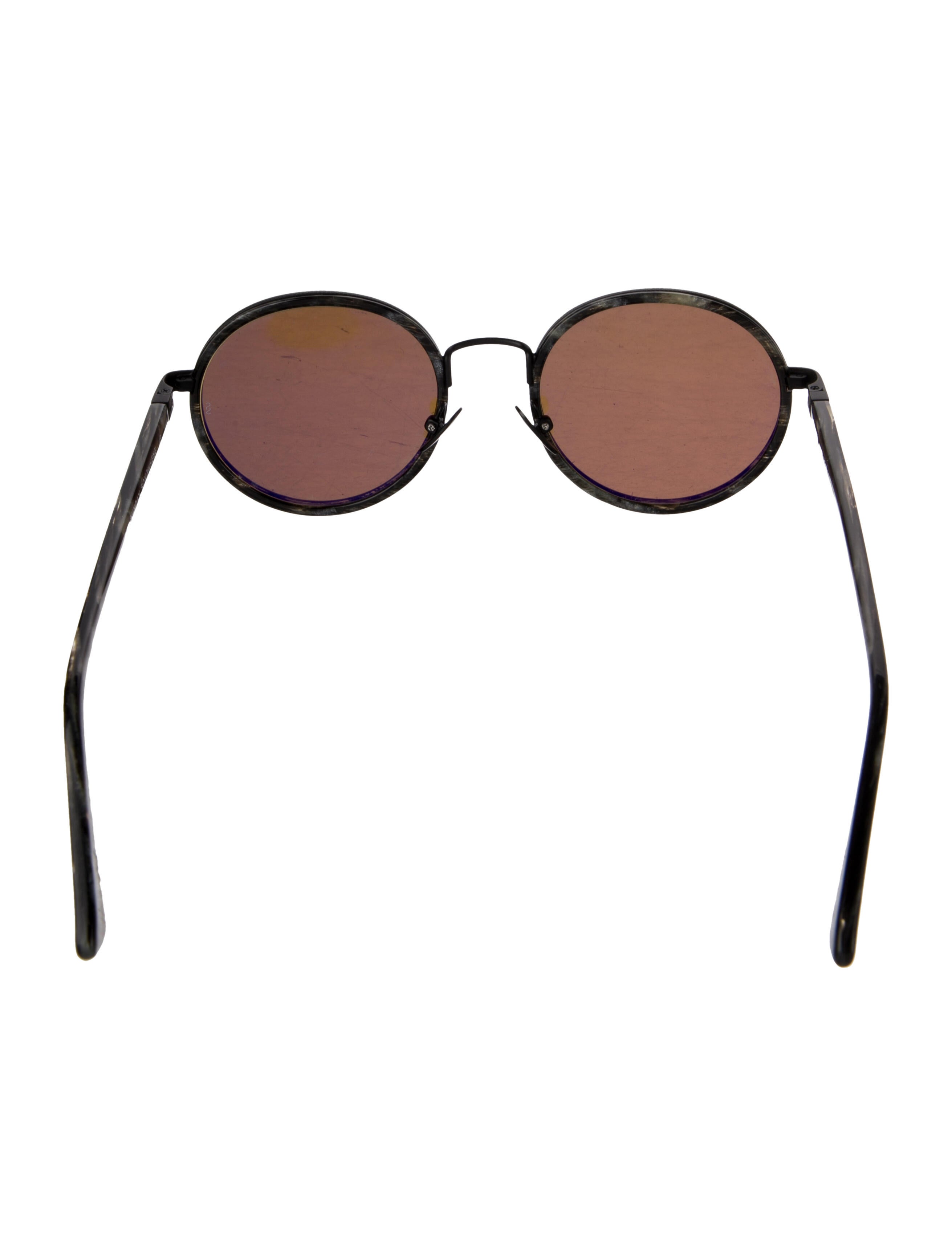 Sunday Somewhere Round Mirrored Sunglasses