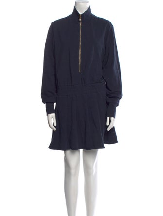 Sunday Somewhere Mock Neck Mini Dress