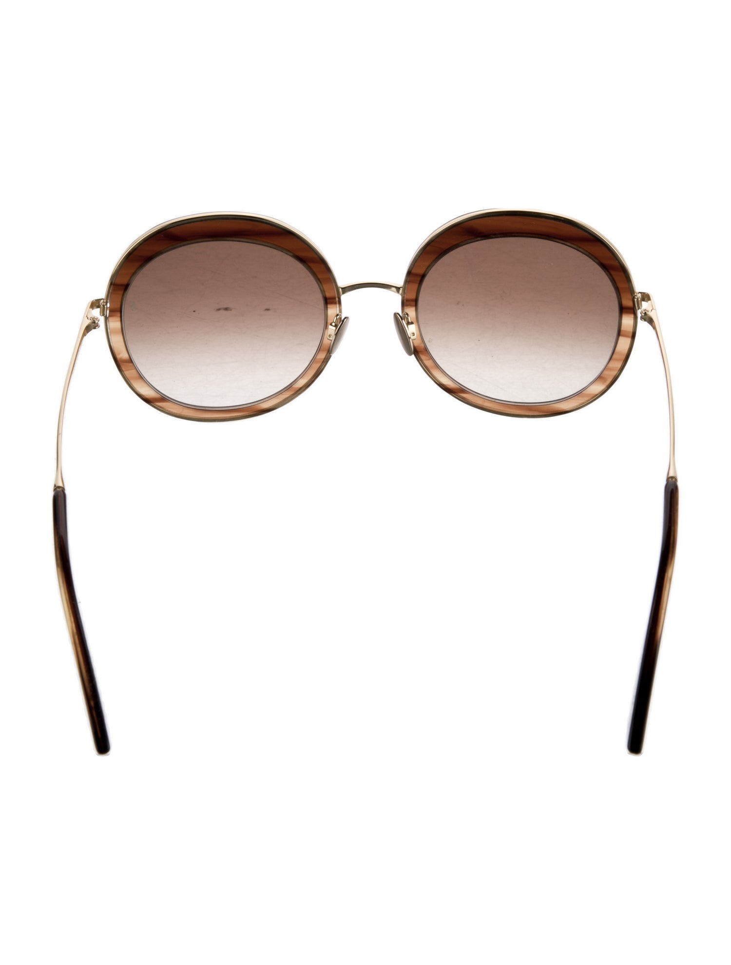 Sunday Somewhere Round Gradient Sunglasses