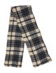 Sunsea Wool Plaid Print Scarf
