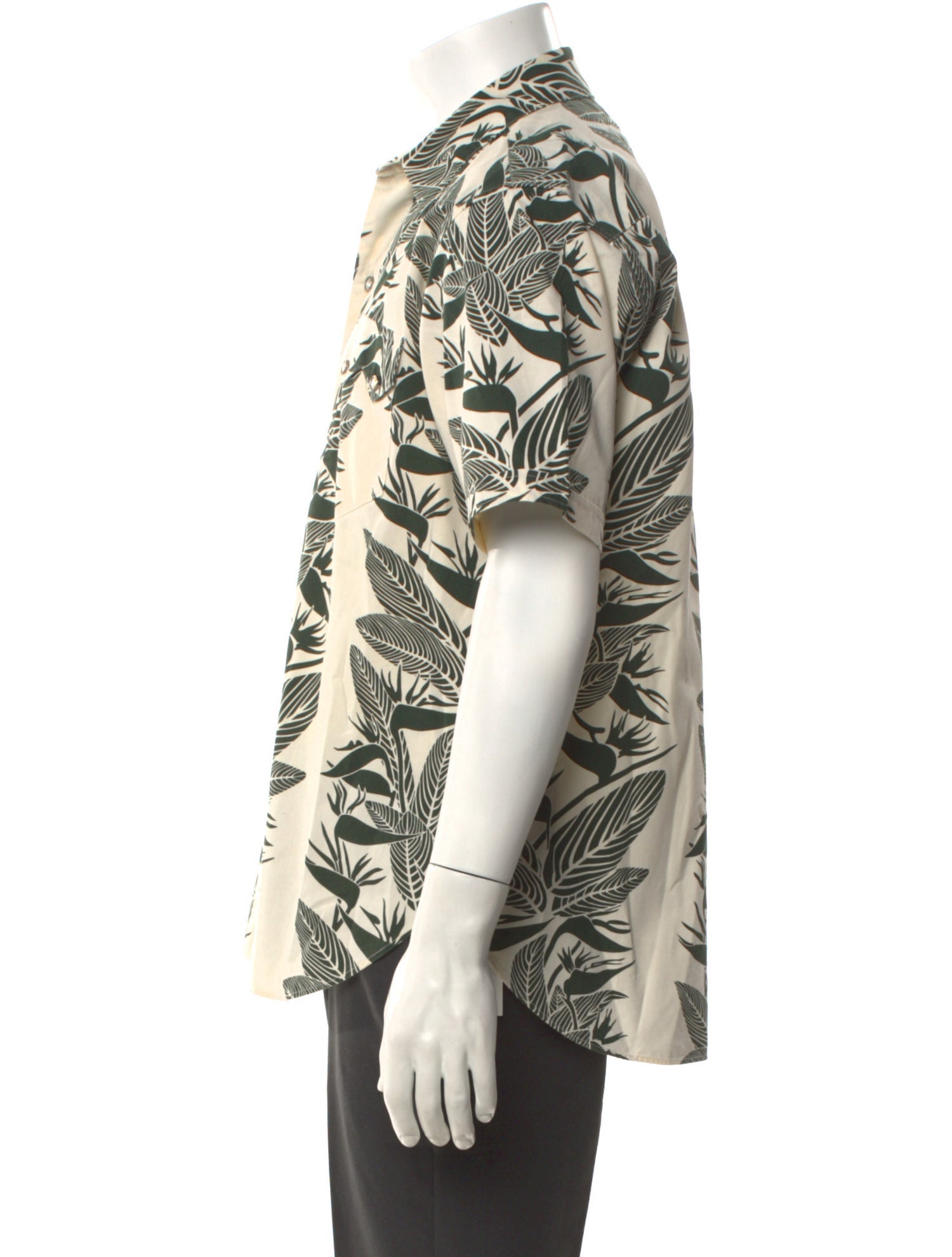 Sun Surf Floral Print Short Sleeve Shirt