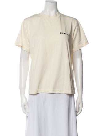 Sunnei Crew Neck Short Sleeve T-Shirt