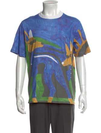 Sunnei Graphic Print Crew Neck T-Shirt