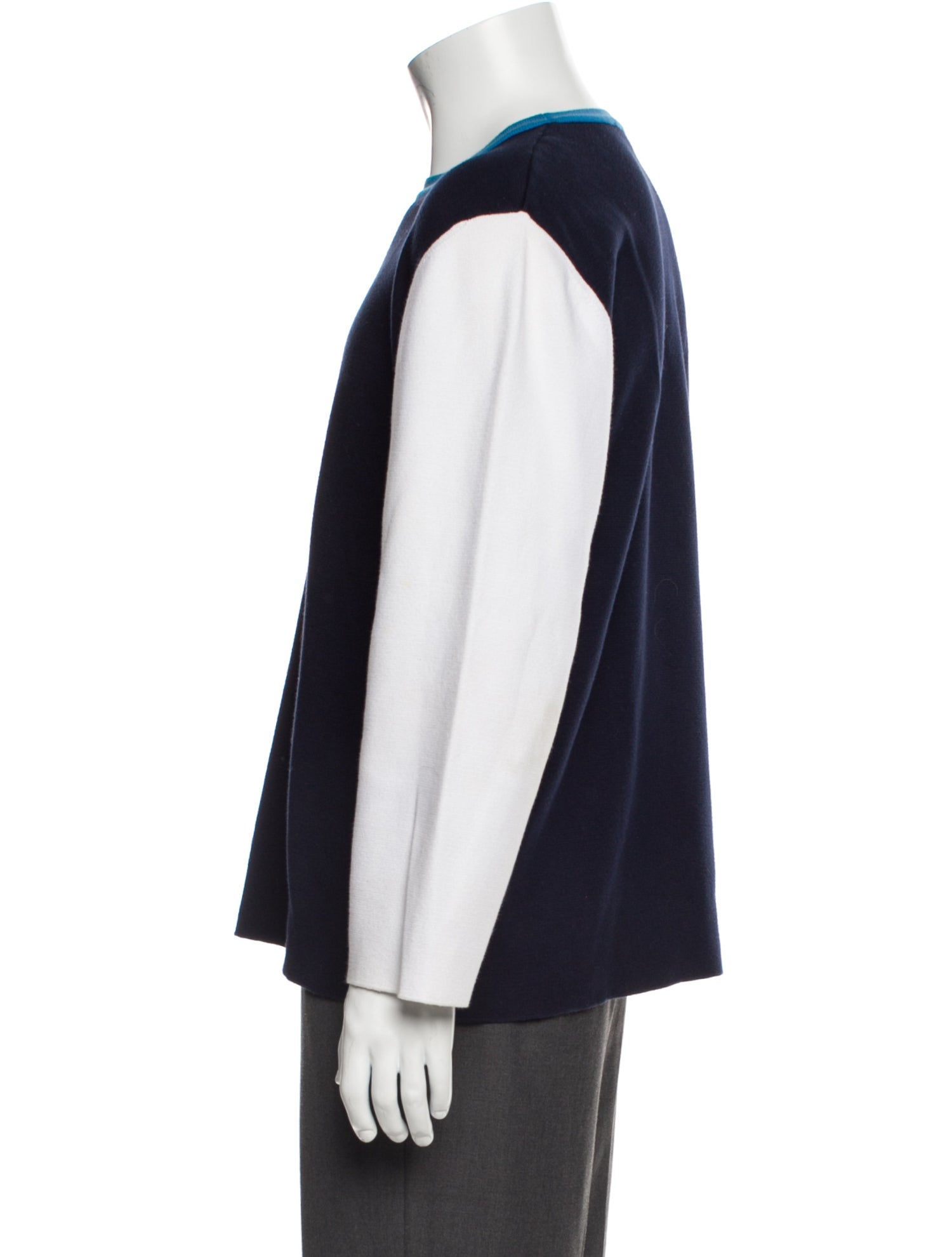 Sunnei Colorblock Pattern Crew Neck Pullover