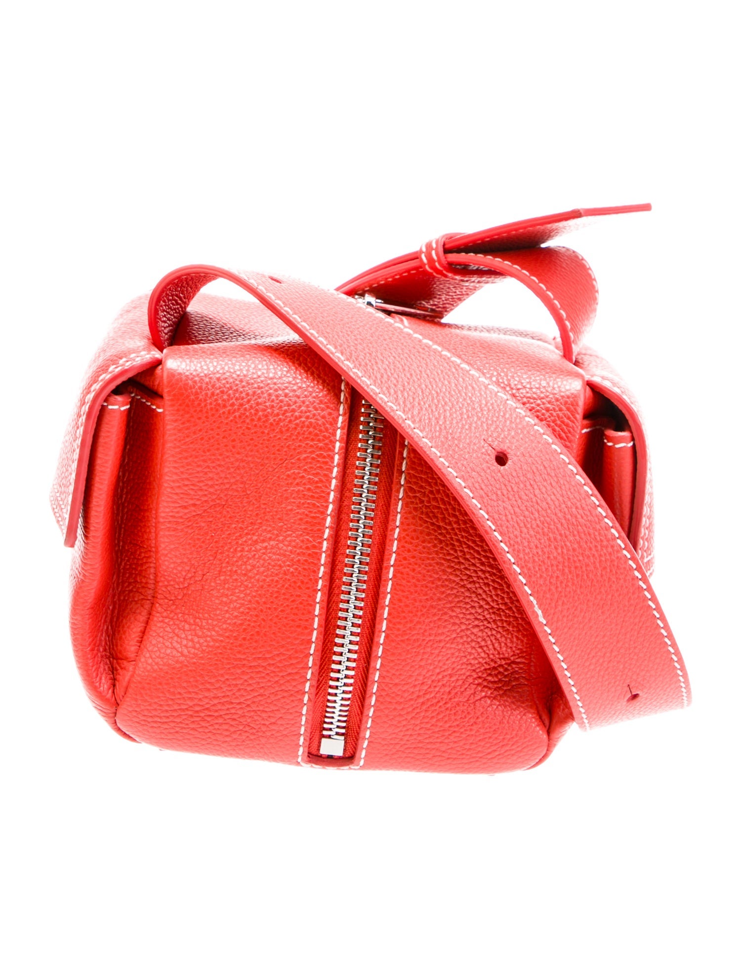 Sunnei Leather Shoulder Bag