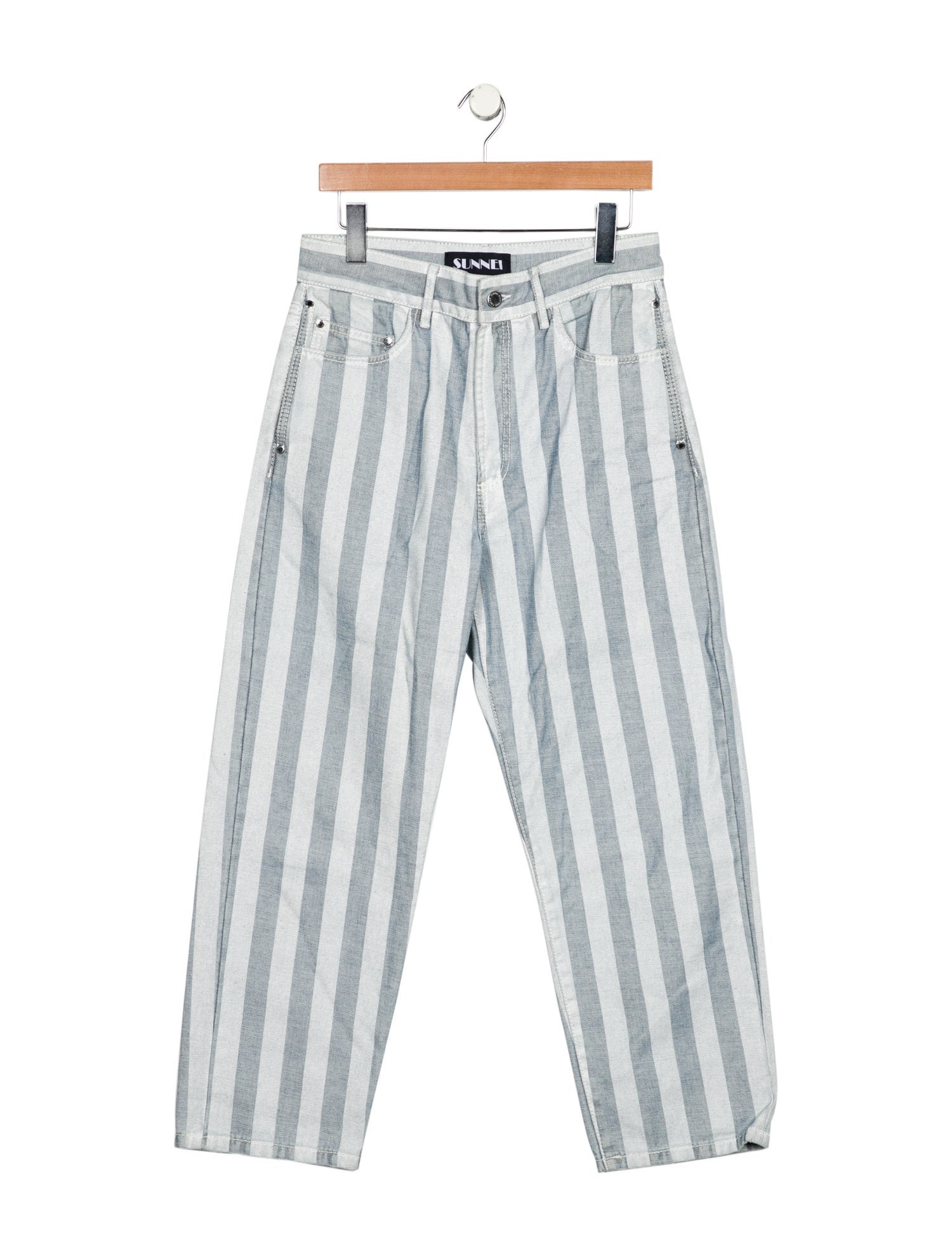 Sunnei High-Rise Straight Leg Jeans