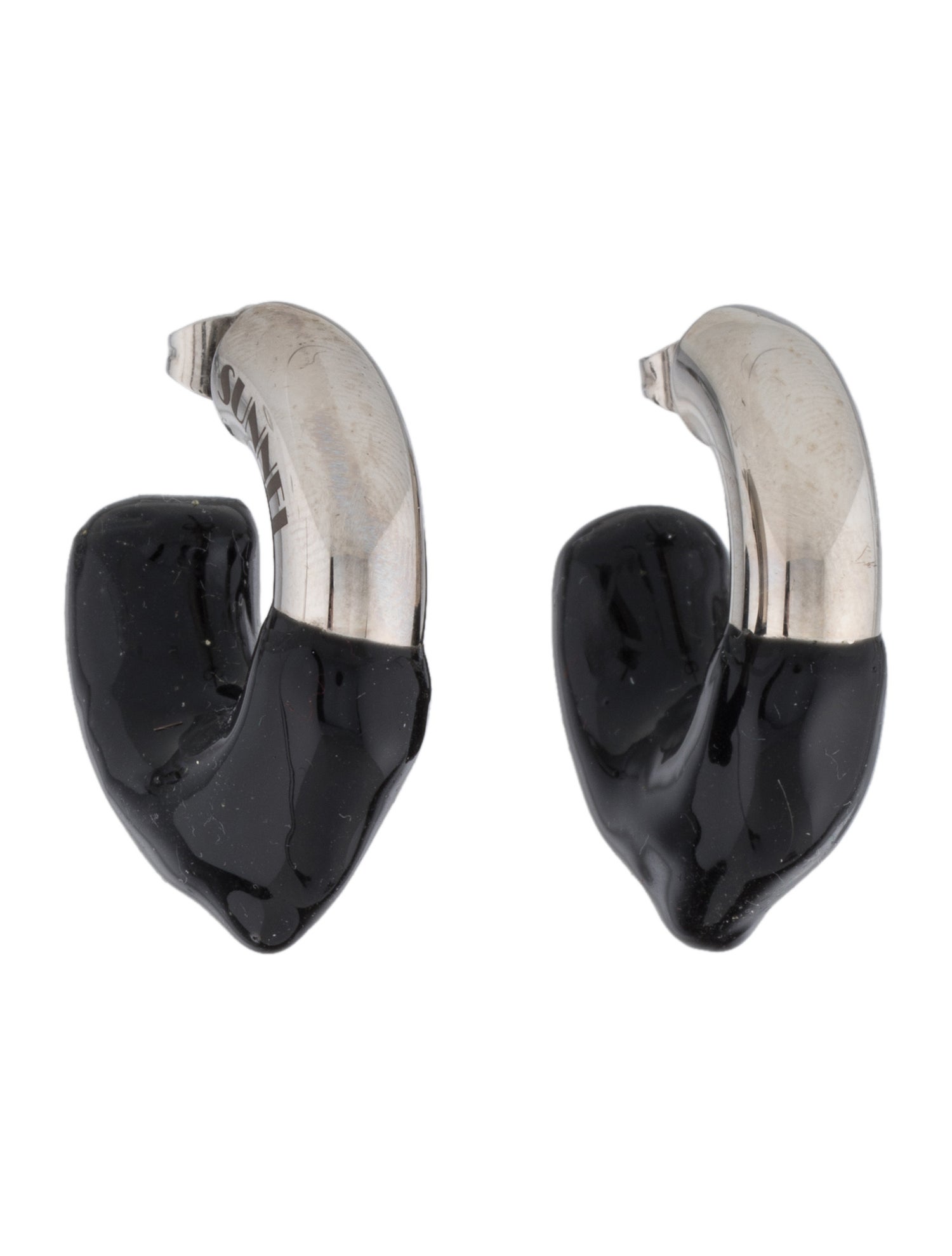 Sunnei Small Rubberized Earrings