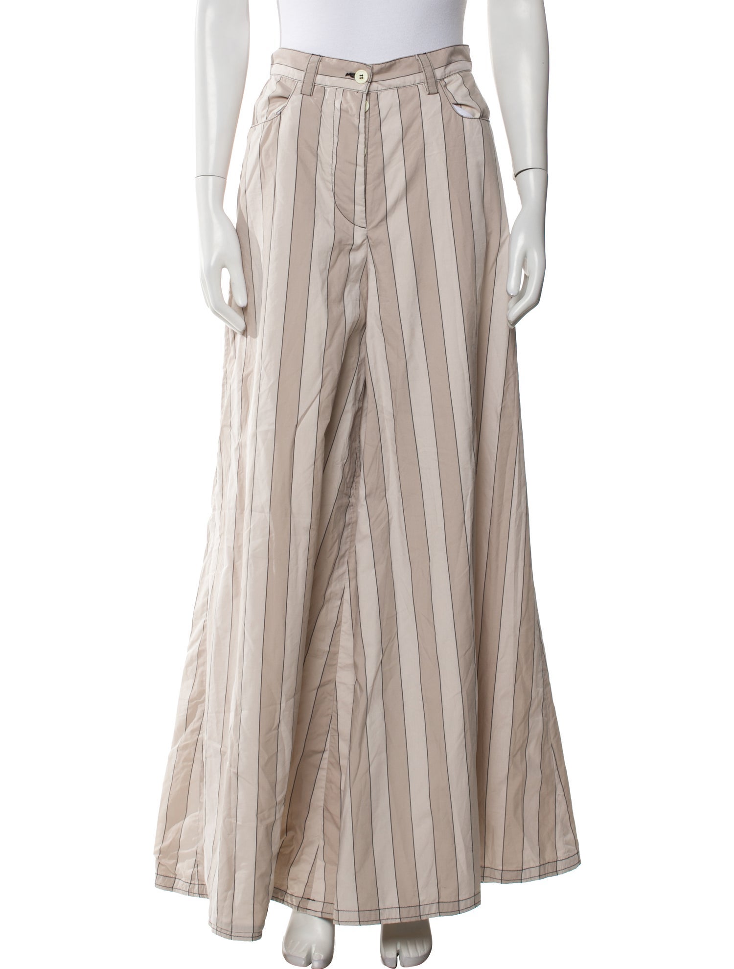 Sunnei Striped Wide Leg Pants